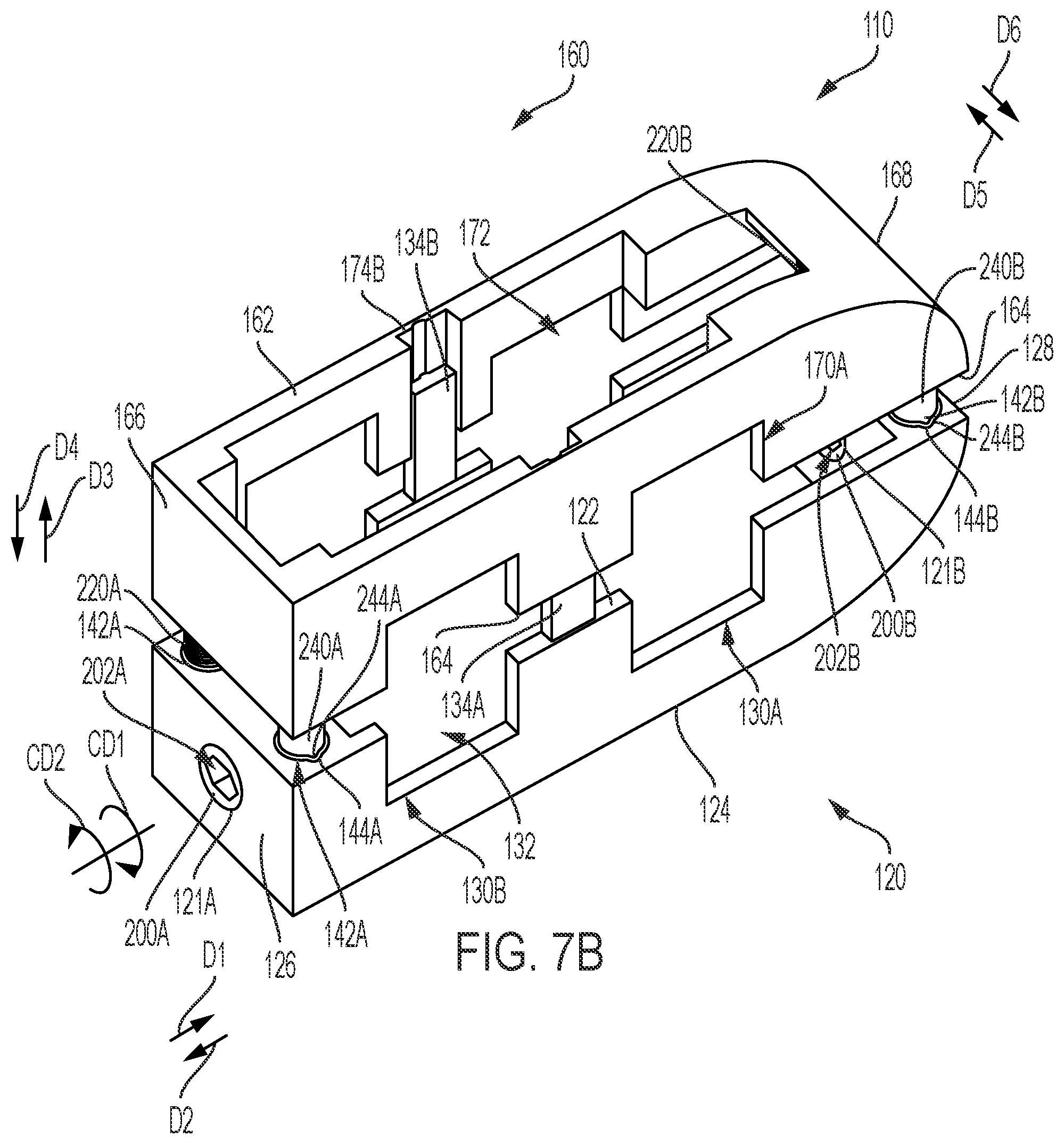 Patent US12472075 Figure 8 – Expandable intervertebral fusion implant