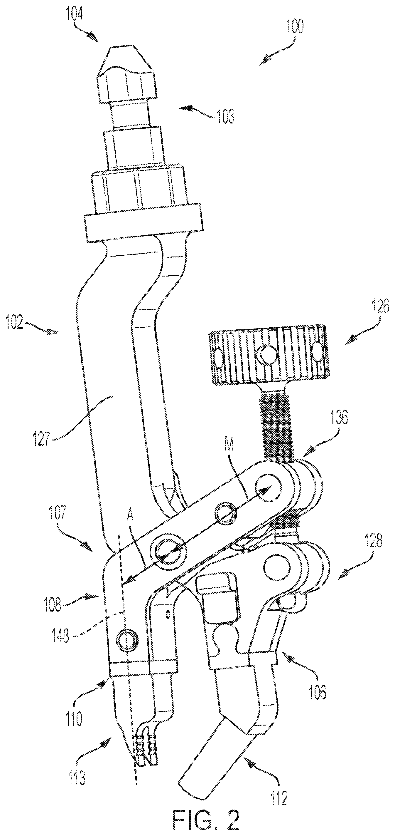 Patent US12472077 Figure 2 – Implant extractor