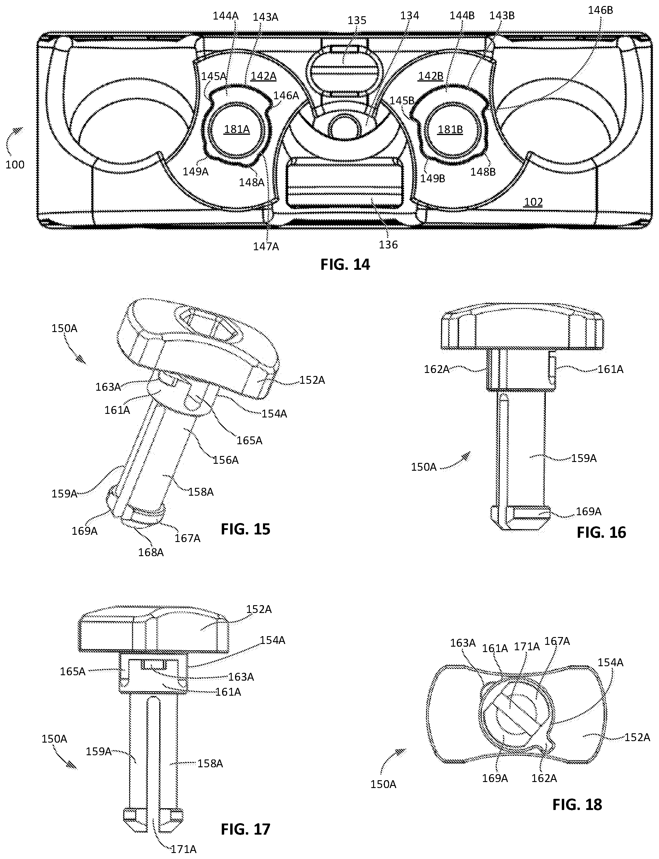 Patent US12472079 Figure 7 – Interbody implants and instrumentation