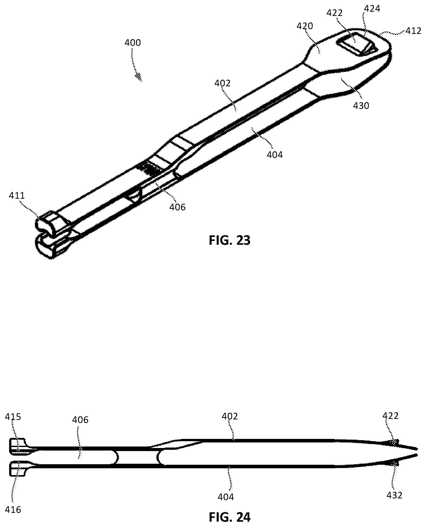 Patent US12472079 Figure 10 – Interbody implants and instrumentation