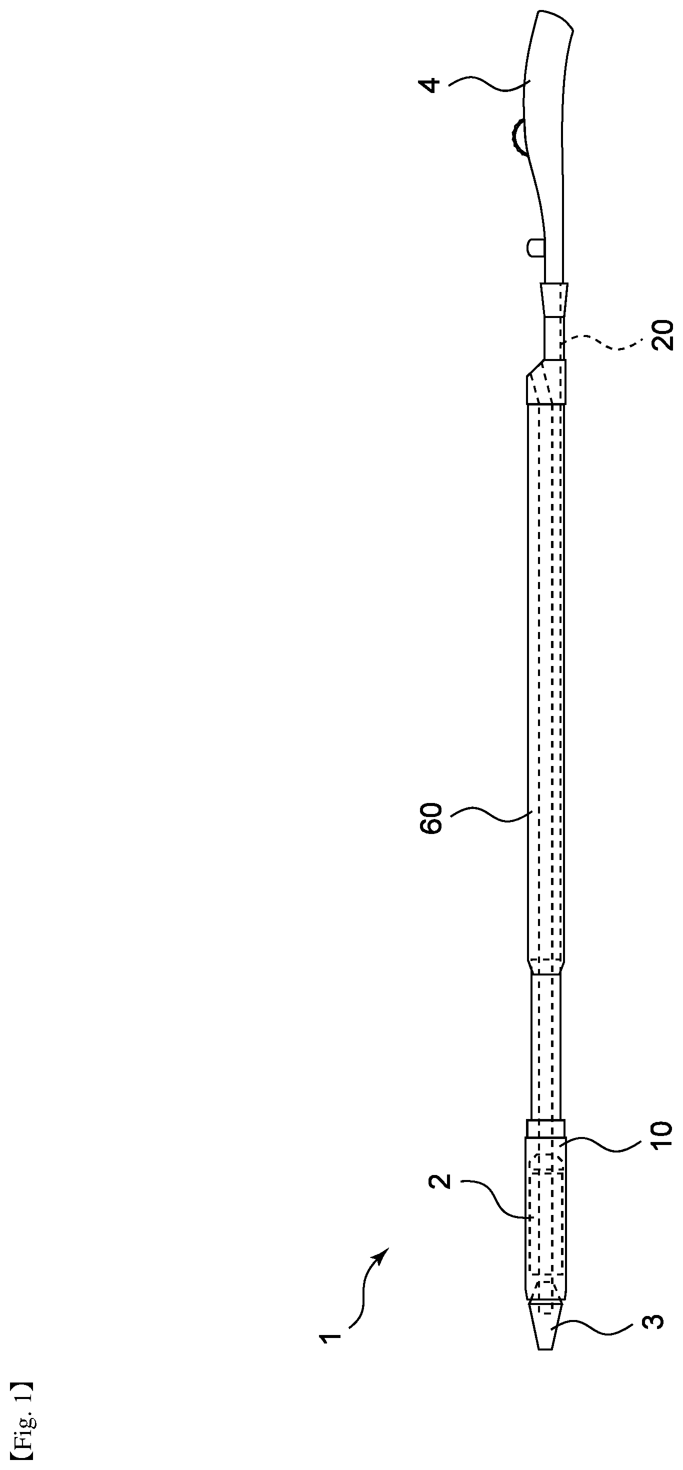 Patent US12472082 Figure 1 – Medical tubular body delivery device and method for manufacturing the same
