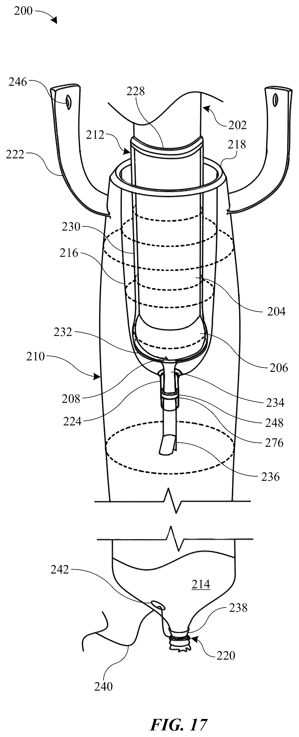 Patent US12472086 Figure 15 – Wearable urinary collection apparatus
