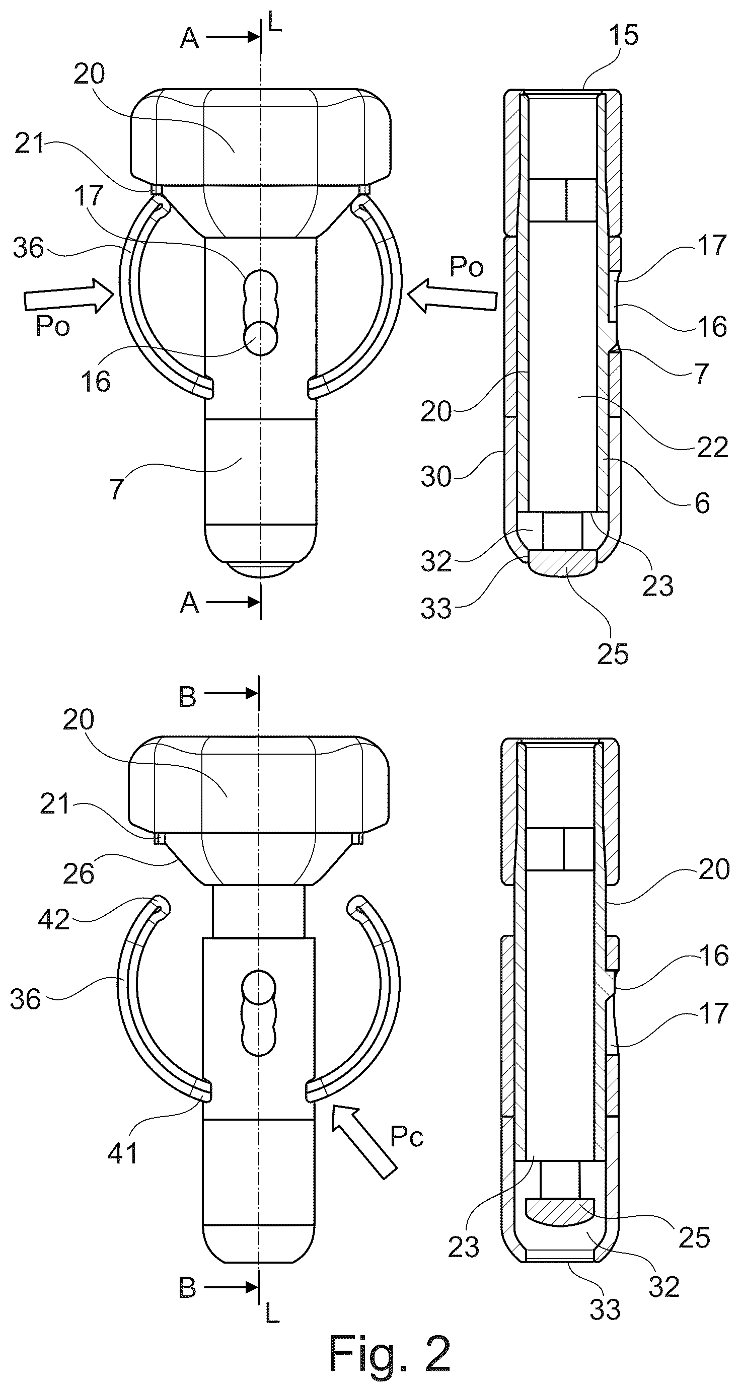 Patent US12472088 Figure 2 – Valve for a urostomy appliance