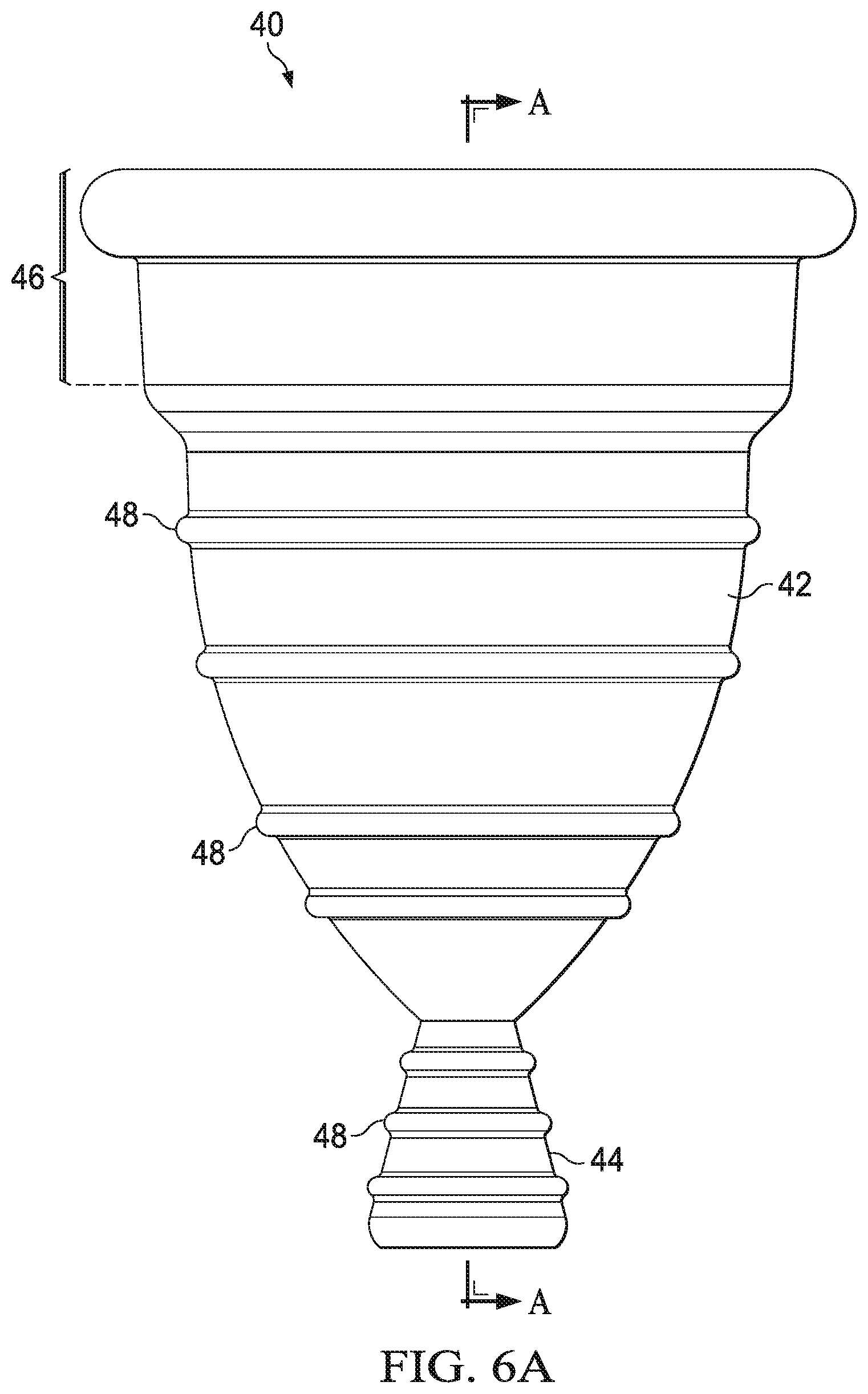 Patent US12472092 Figure 6 – Flexible cone-shaped intra-vaginal support device