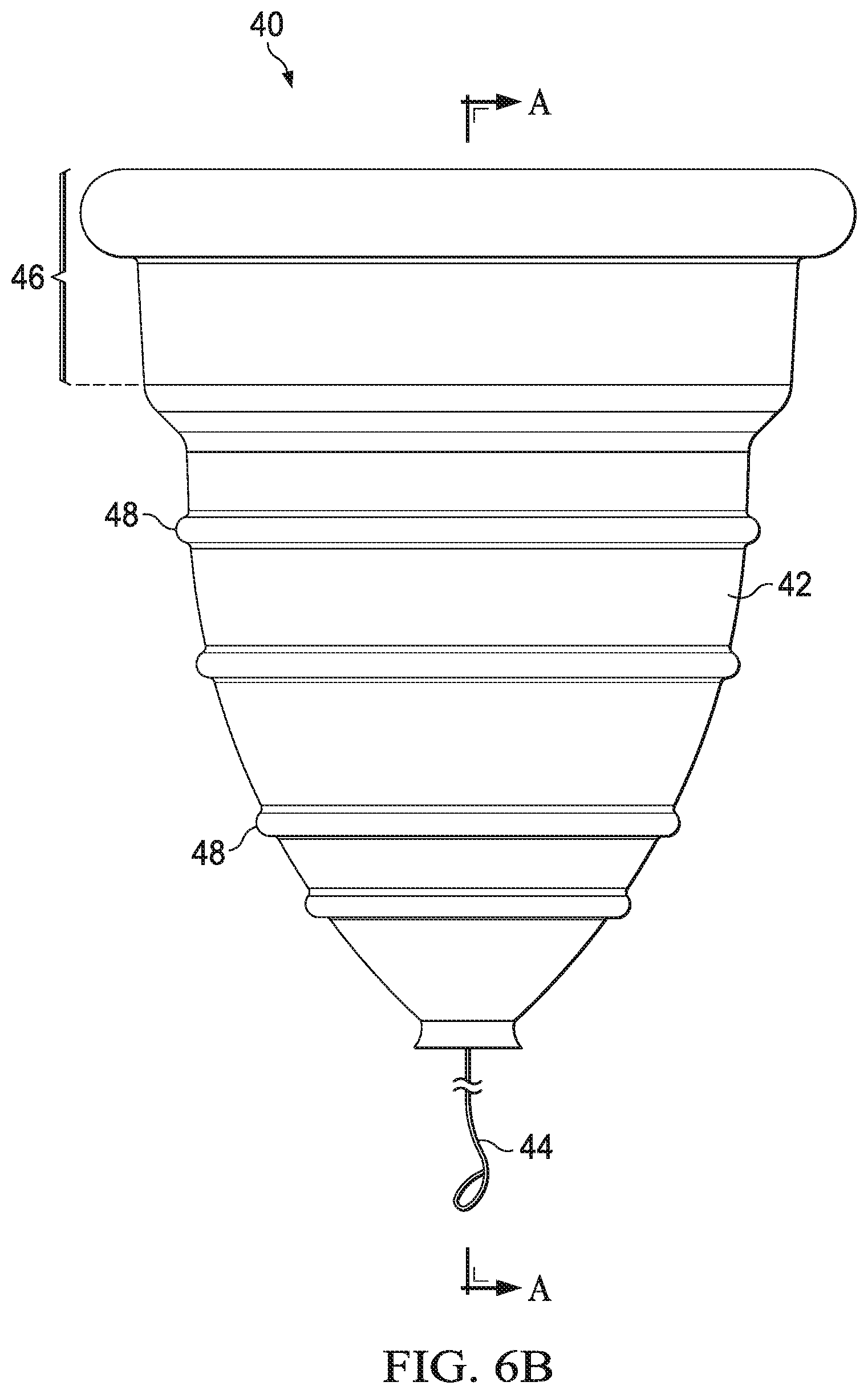 Patent US12472092 Figure 7 – Flexible cone-shaped intra-vaginal support device