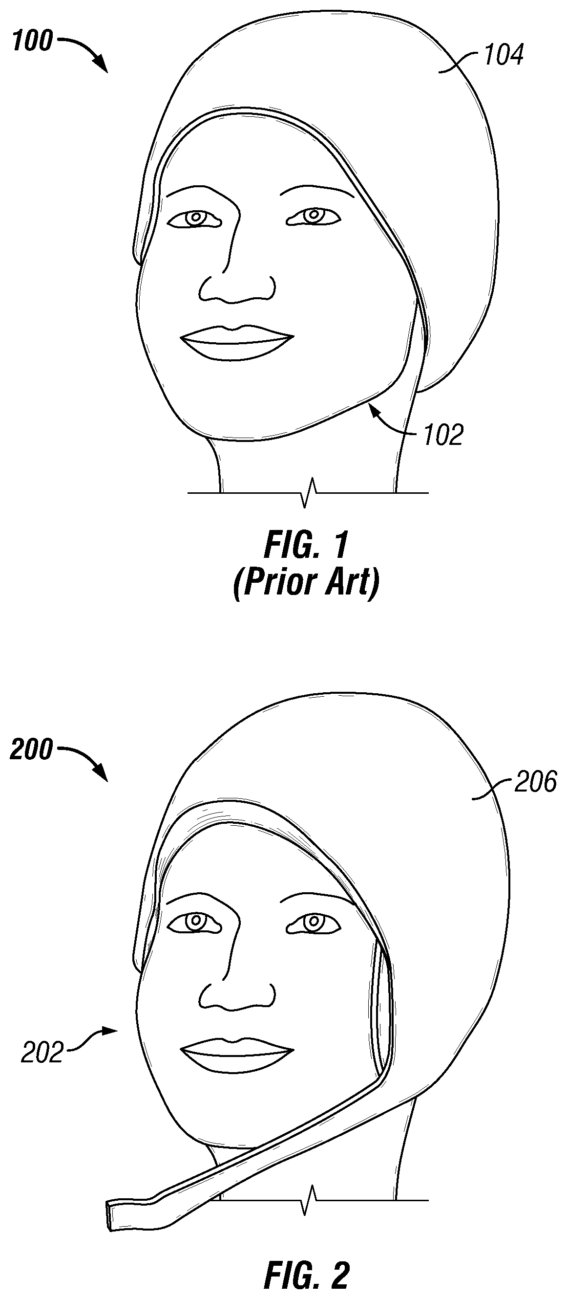 Patent US12472093 Figure 1 – Scalp cooling apparatus, method, and system
