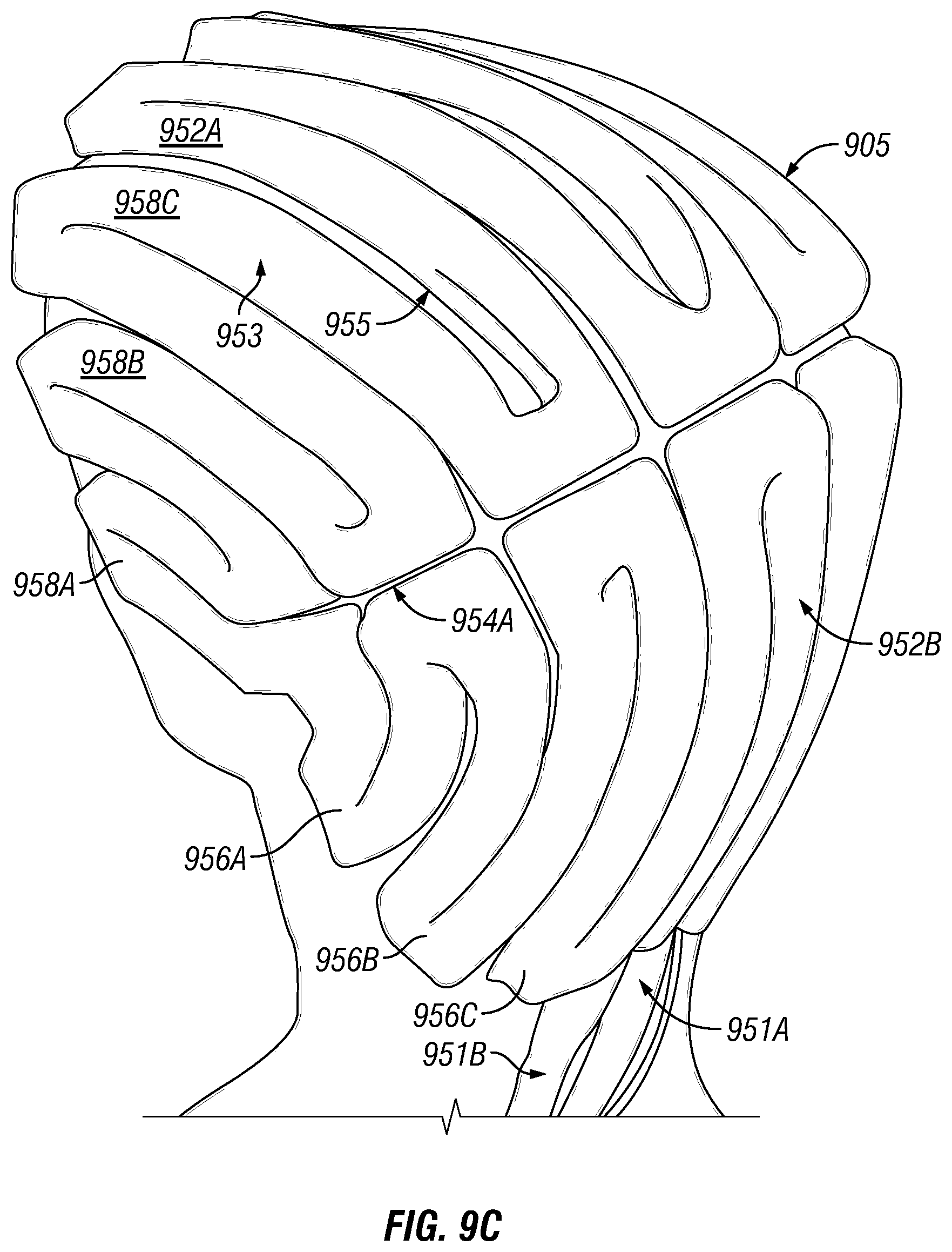 Patent US12472093 Figure 8 – Scalp cooling apparatus, method, and system