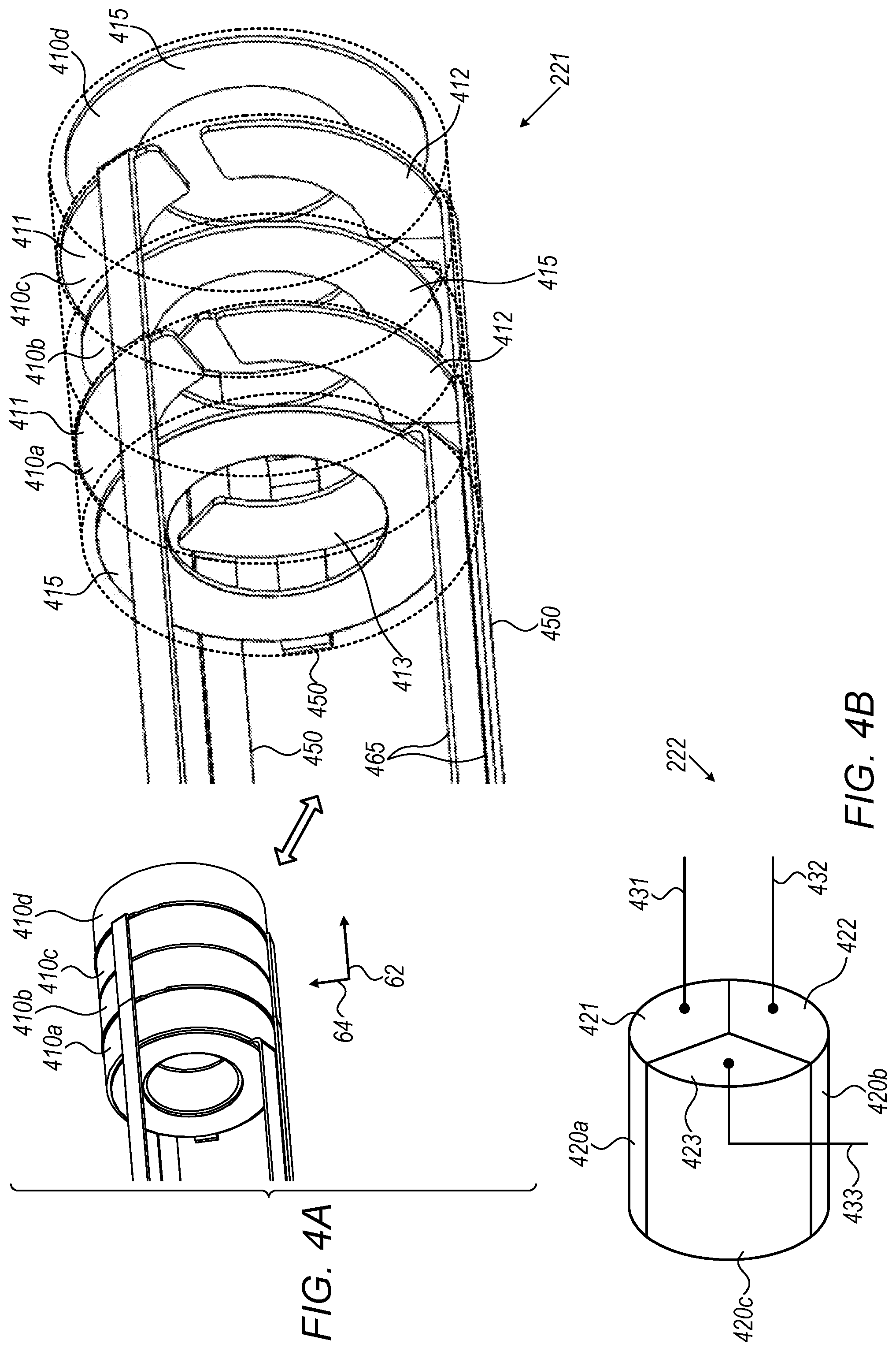 Patent US12472094 Figure 3 – Phacoemulsification probe comprising magnetic sensors and/or multiple independent piezoelectric vibrators