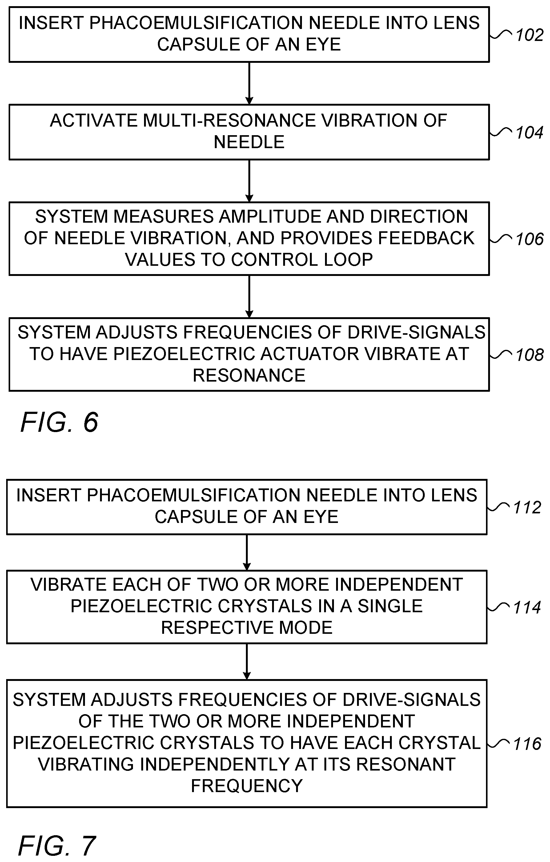 Patent US12472094 Figure 5 – Phacoemulsification probe comprising magnetic sensors and/or multiple independent piezoelectric vibrators