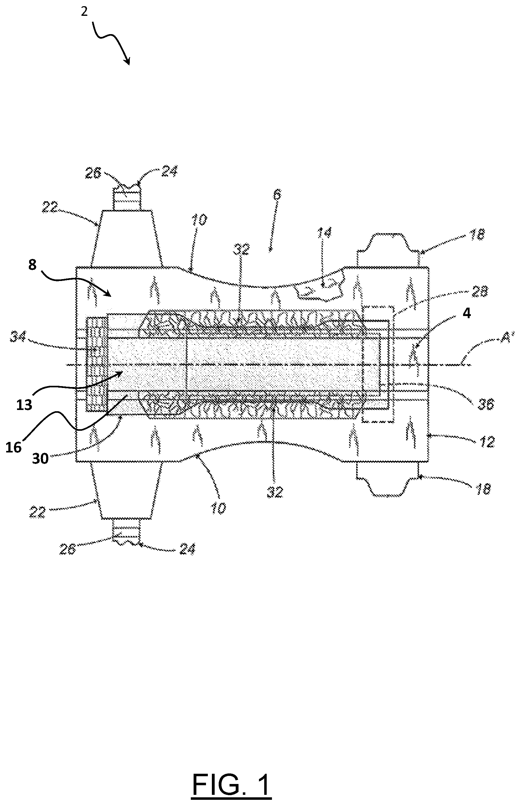 Patent US12472106 — Apparatus and method for mutually welding at least two elements of an absorbent sanitary item — Figure 1