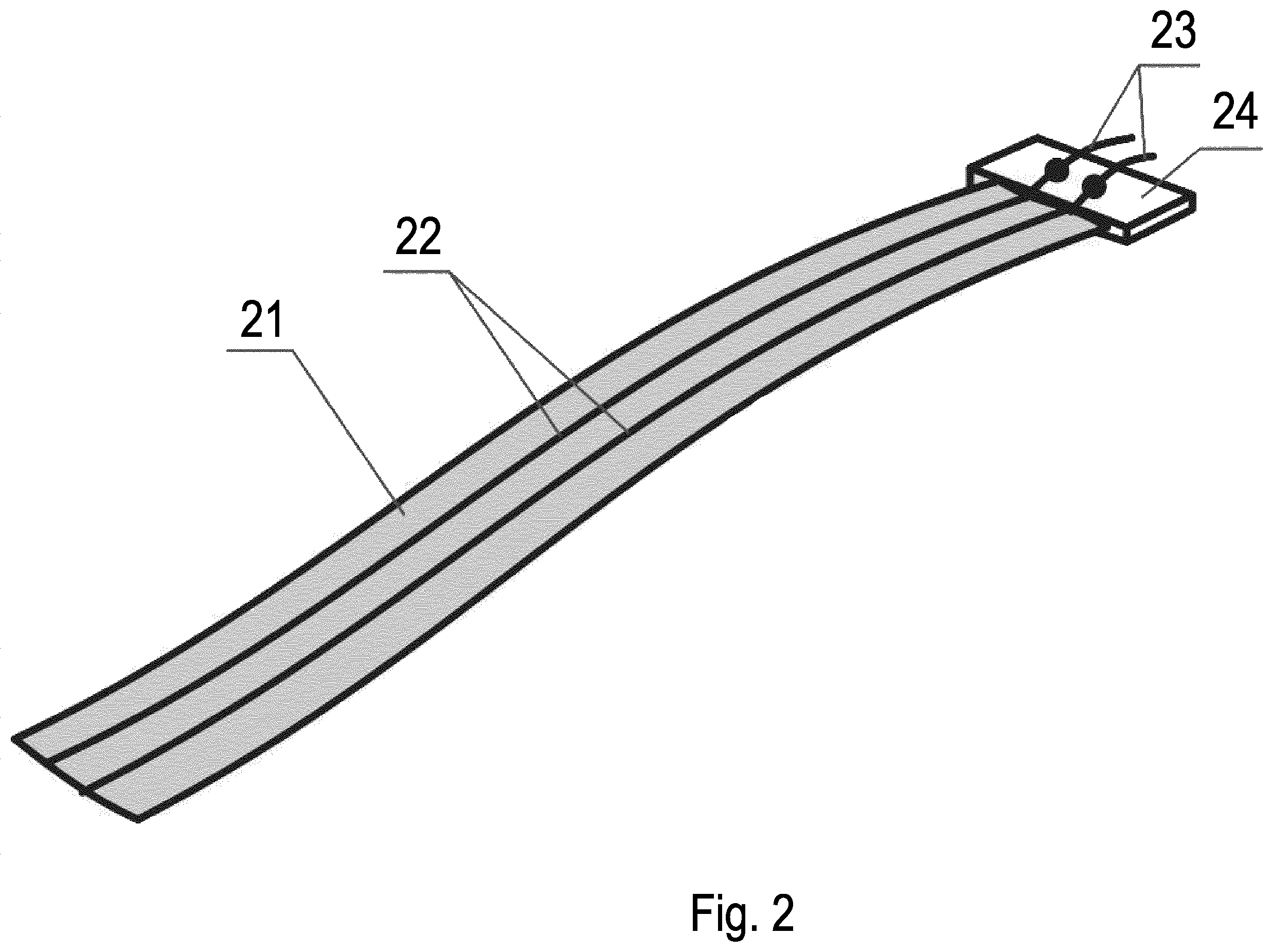 Patent US12472107 Figure 2 – Detecting device for detecting a state of a diaper, diaper accommodating the detecting device