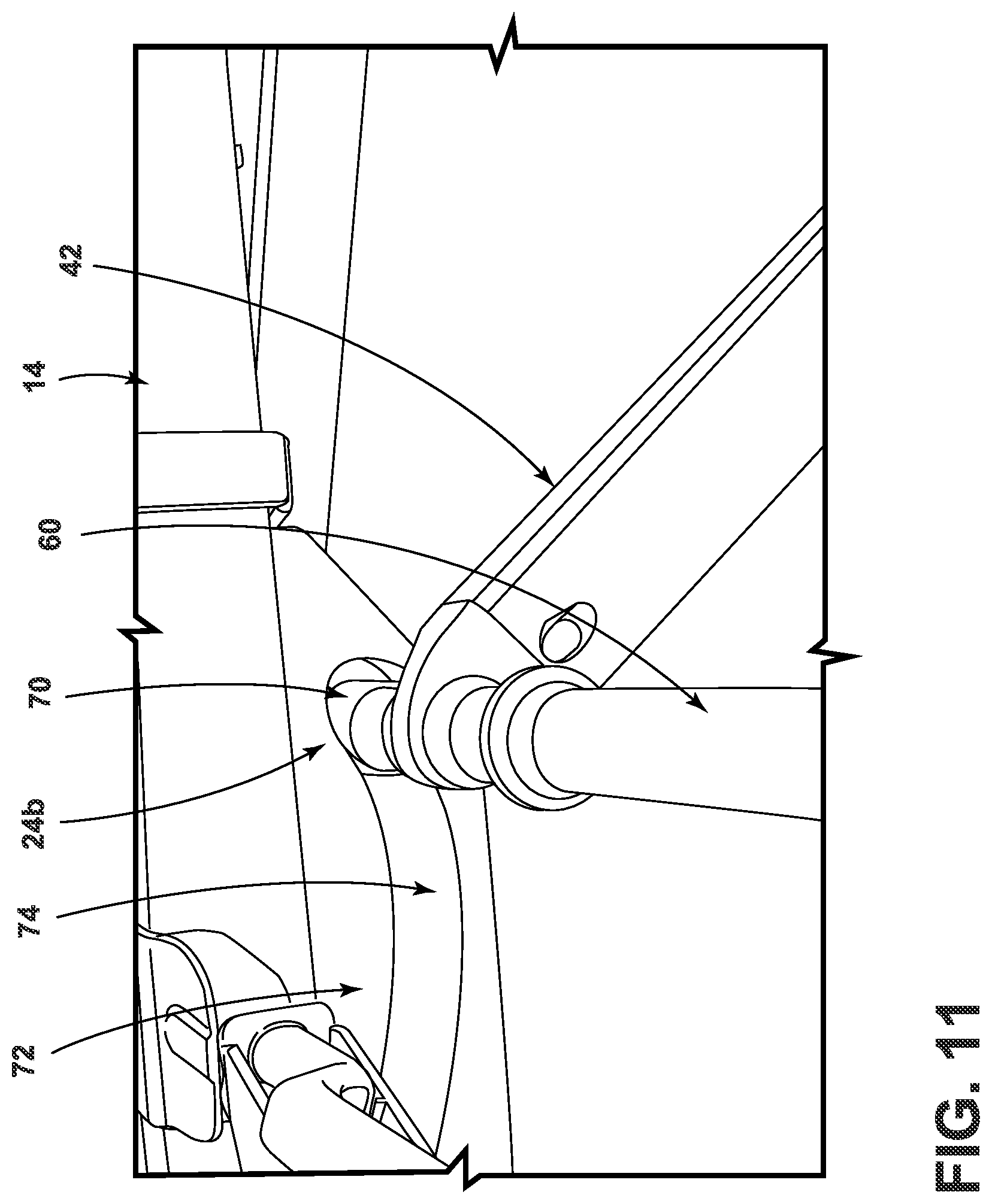 Patent US12472112 Figure 11 – Patient handling apparatus with hydraulic control system
