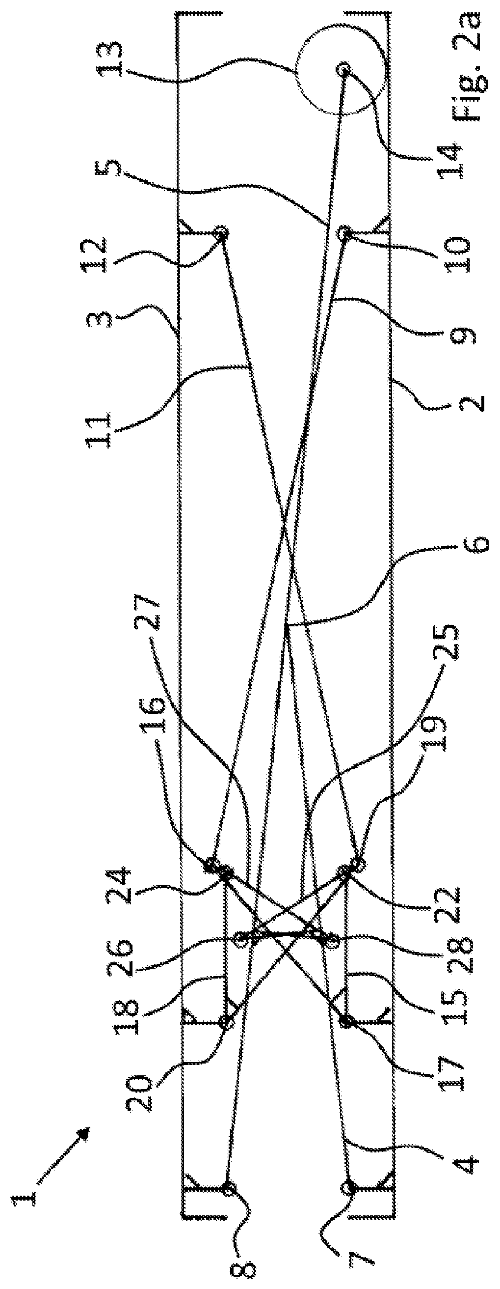 Patent US12472114 Figure 6 – Combined lift and tilt system and a wheel chair with a built-in seat hoist including such a system