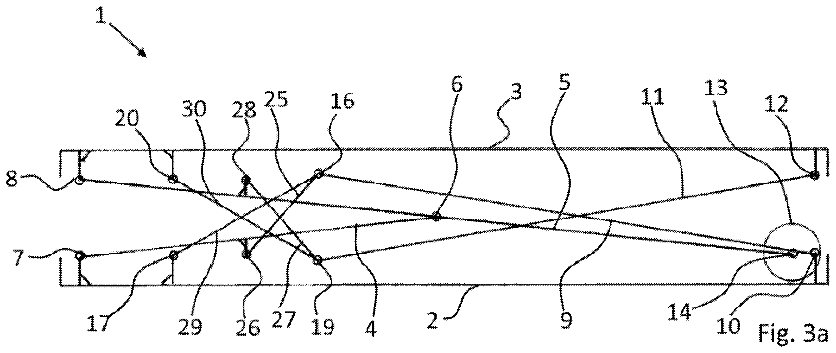 Patent US12472114 Figure 11 – Combined lift and tilt system and a wheel chair with a built-in seat hoist including such a system
