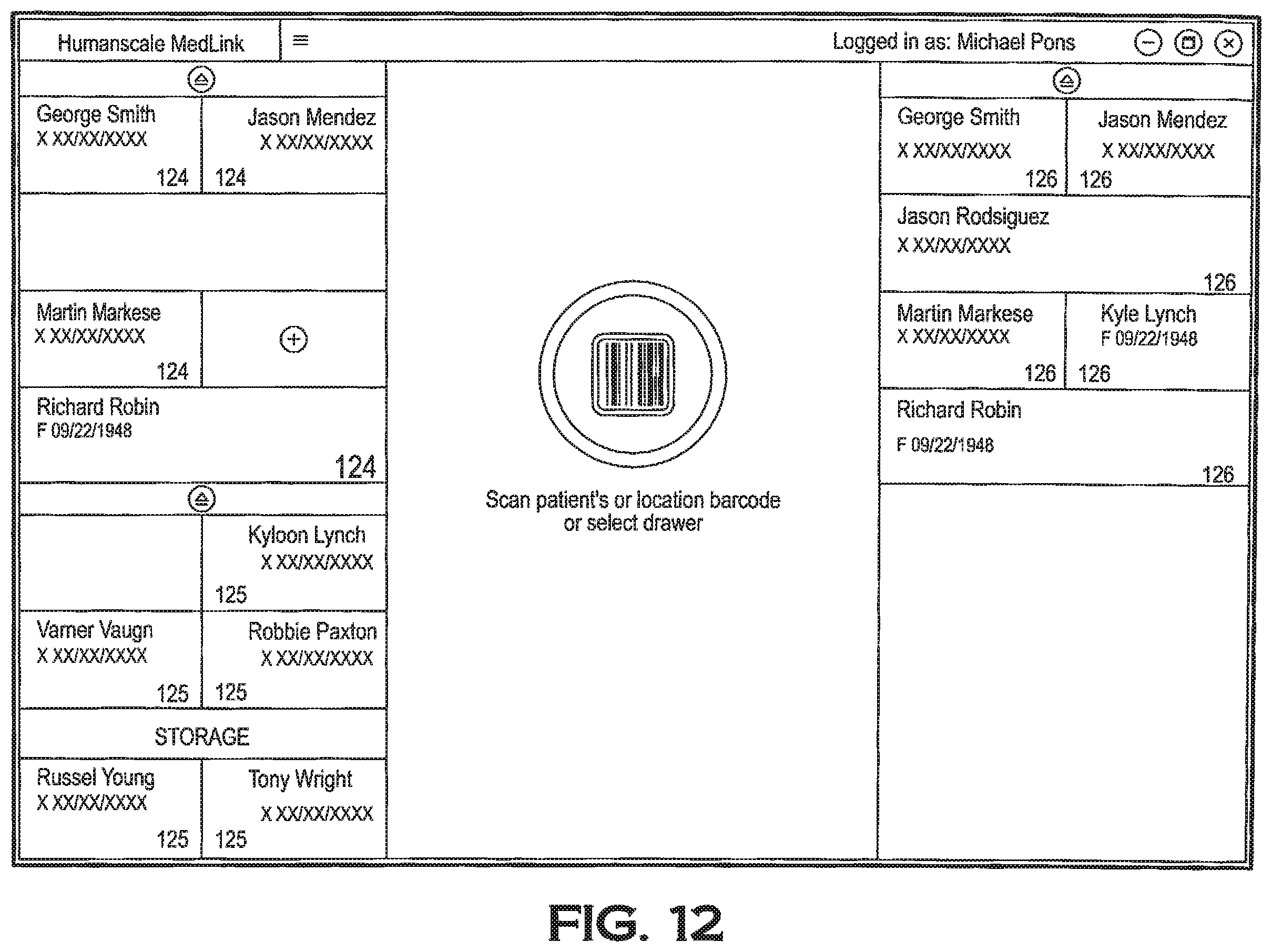 Patent US12472116 Figure 15 – Medical technology station and method of use