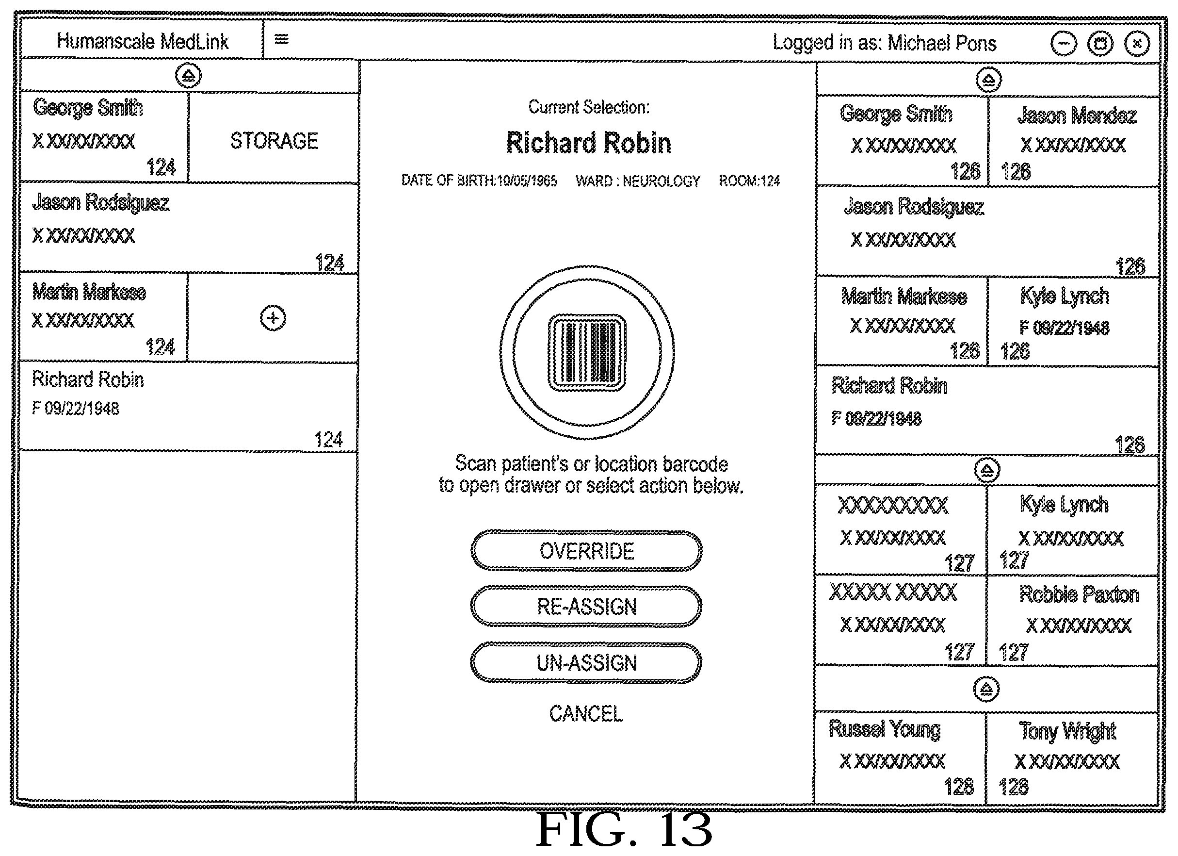 Patent US12472116 Figure 16 – Medical technology station and method of use