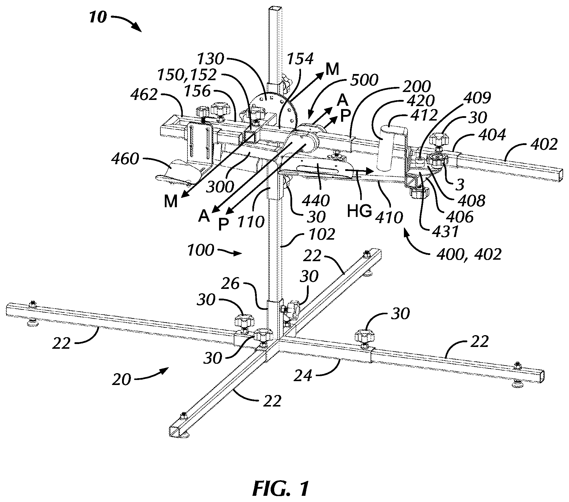 Patent US12472118 Figure 1 – Multiple-joint therapy machine