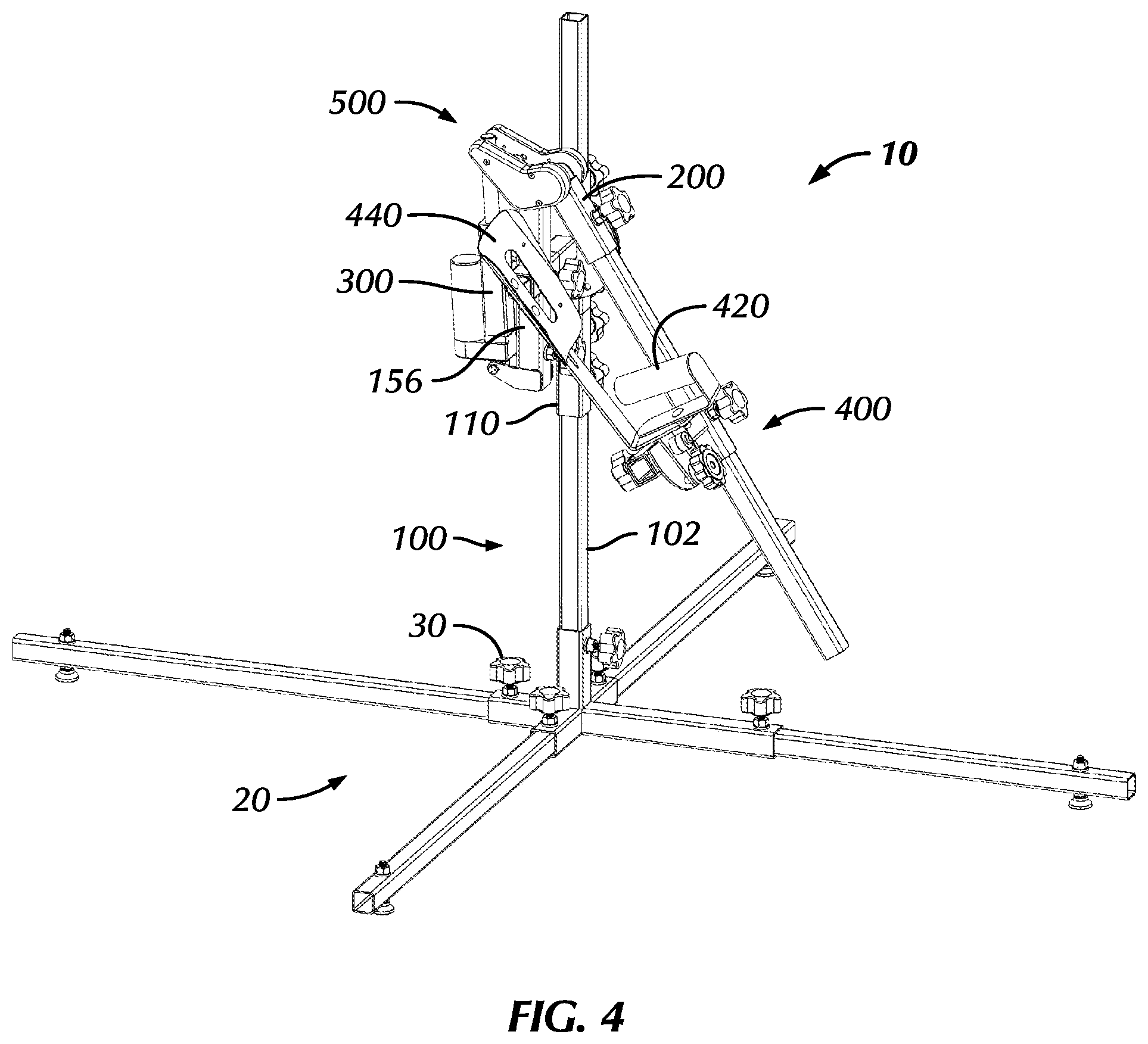 Patent US12472118 Figure 4 – Multiple-joint therapy machine