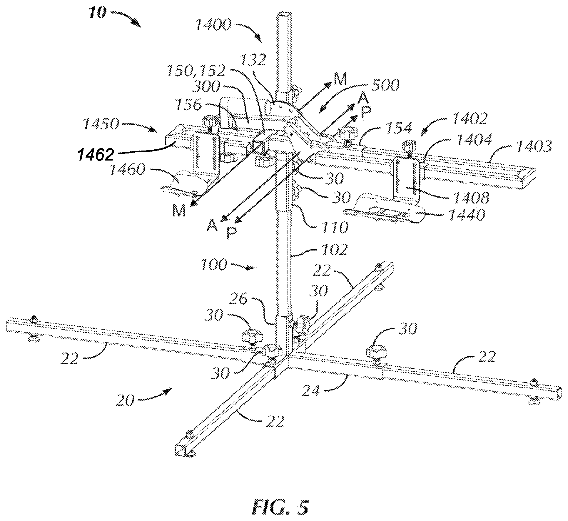 Patent US12472118 Figure 5 – Multiple-joint therapy machine