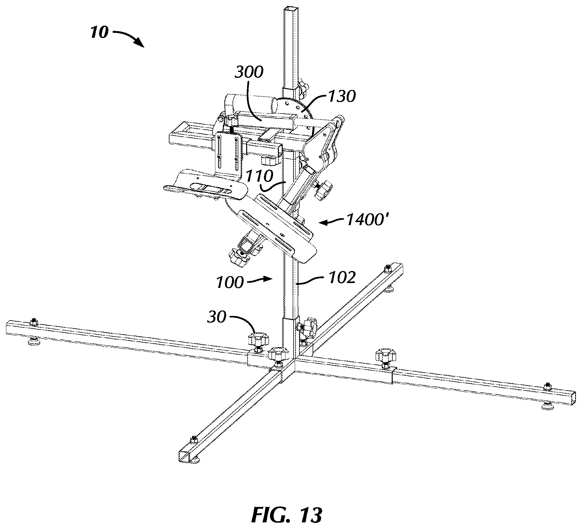 Patent US12472118 Figure 13 – Multiple-joint therapy machine