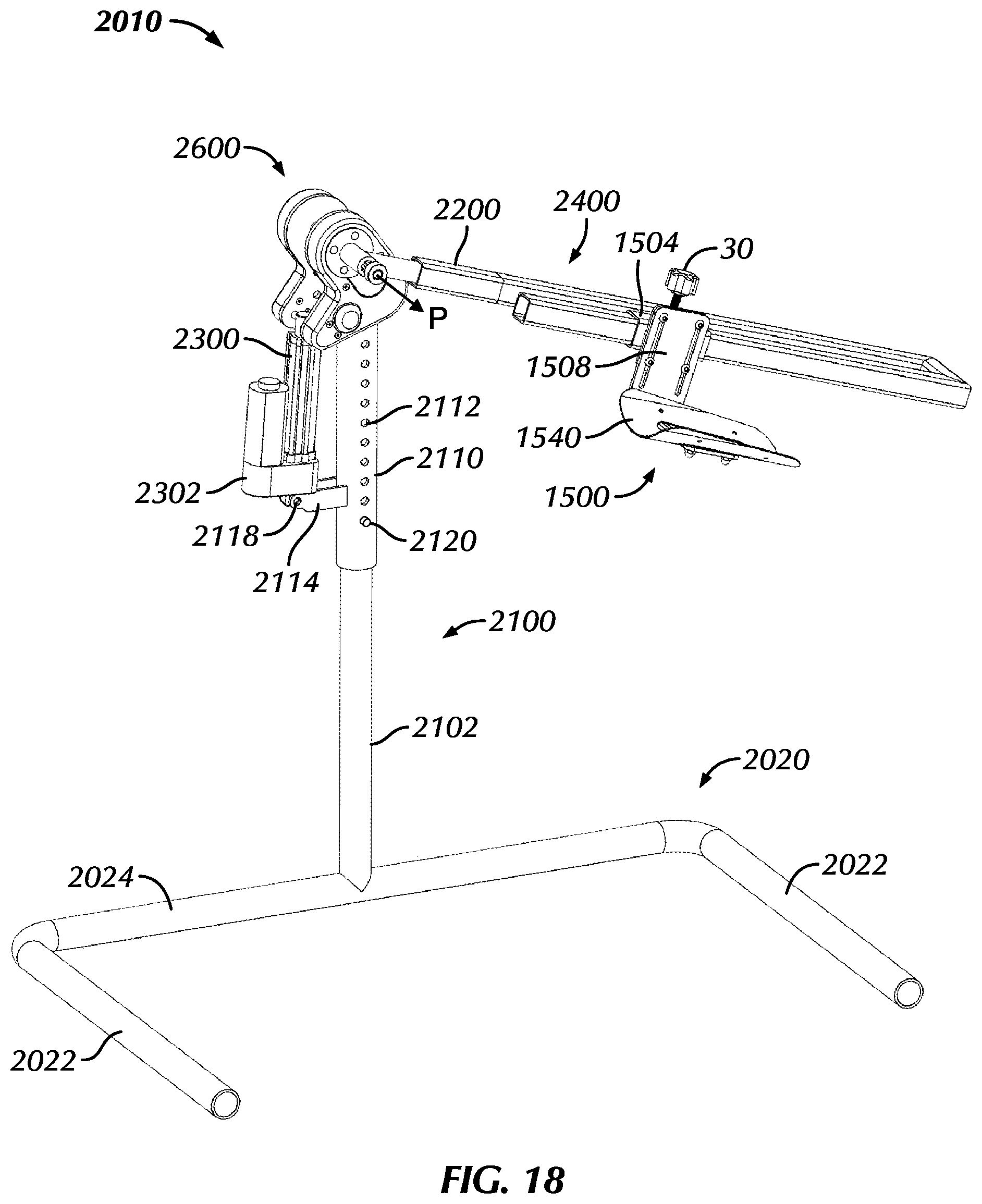 Patent US12472118 Figure 18 – Multiple-joint therapy machine