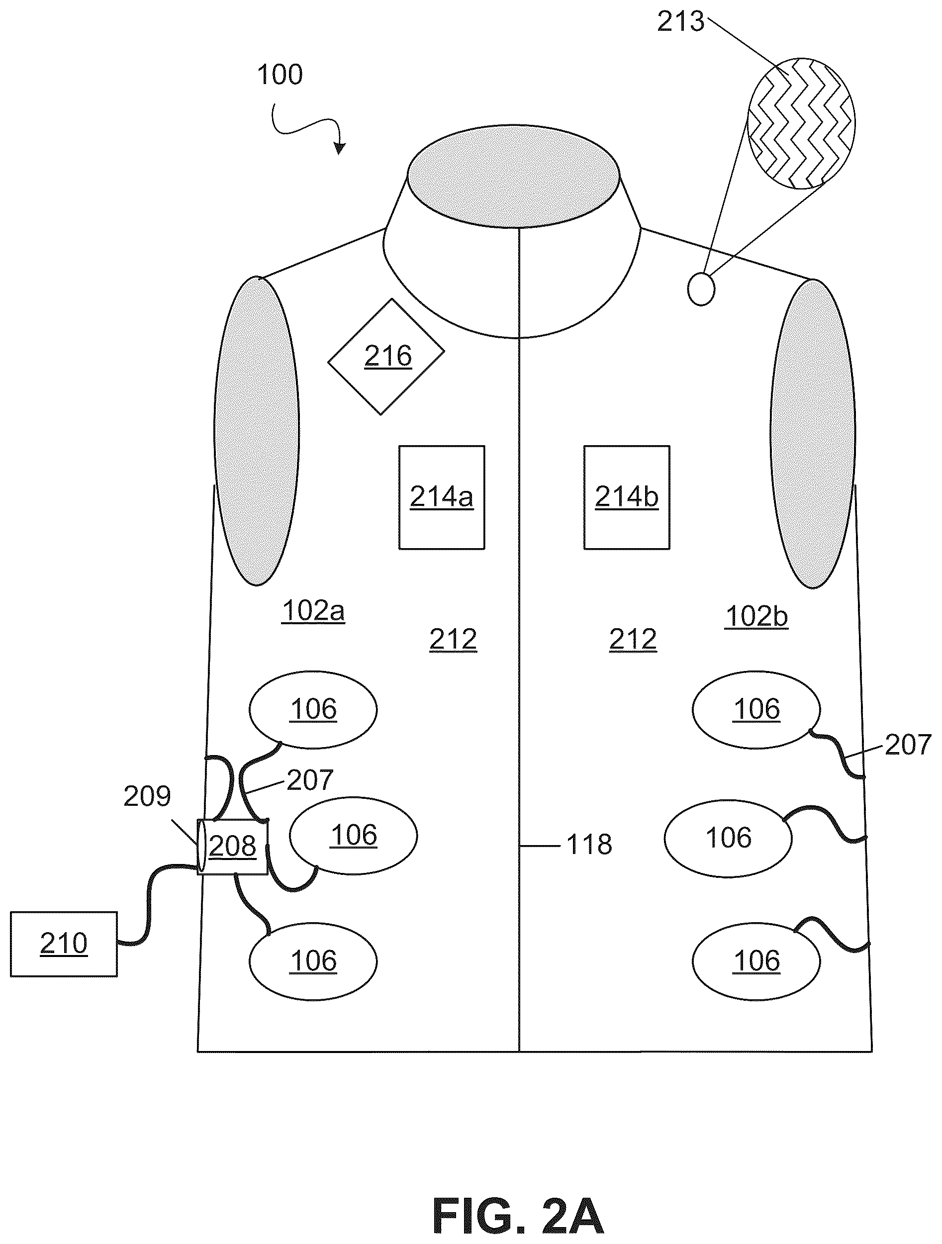 Patent US12472120 Figure 3 – Inflation-mediated pressure therapy garment