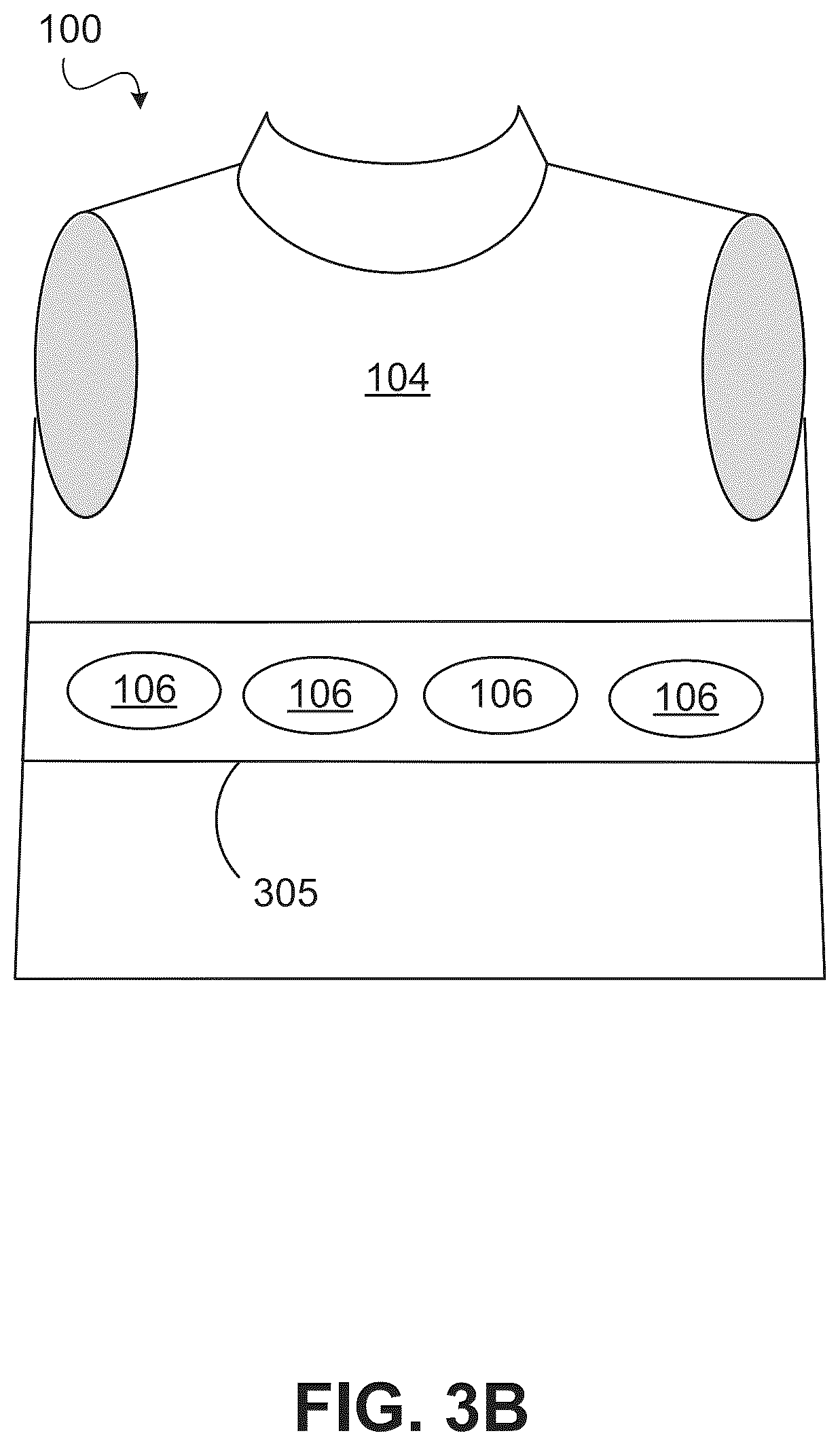 Patent US12472120 Figure 6 – Inflation-mediated pressure therapy garment