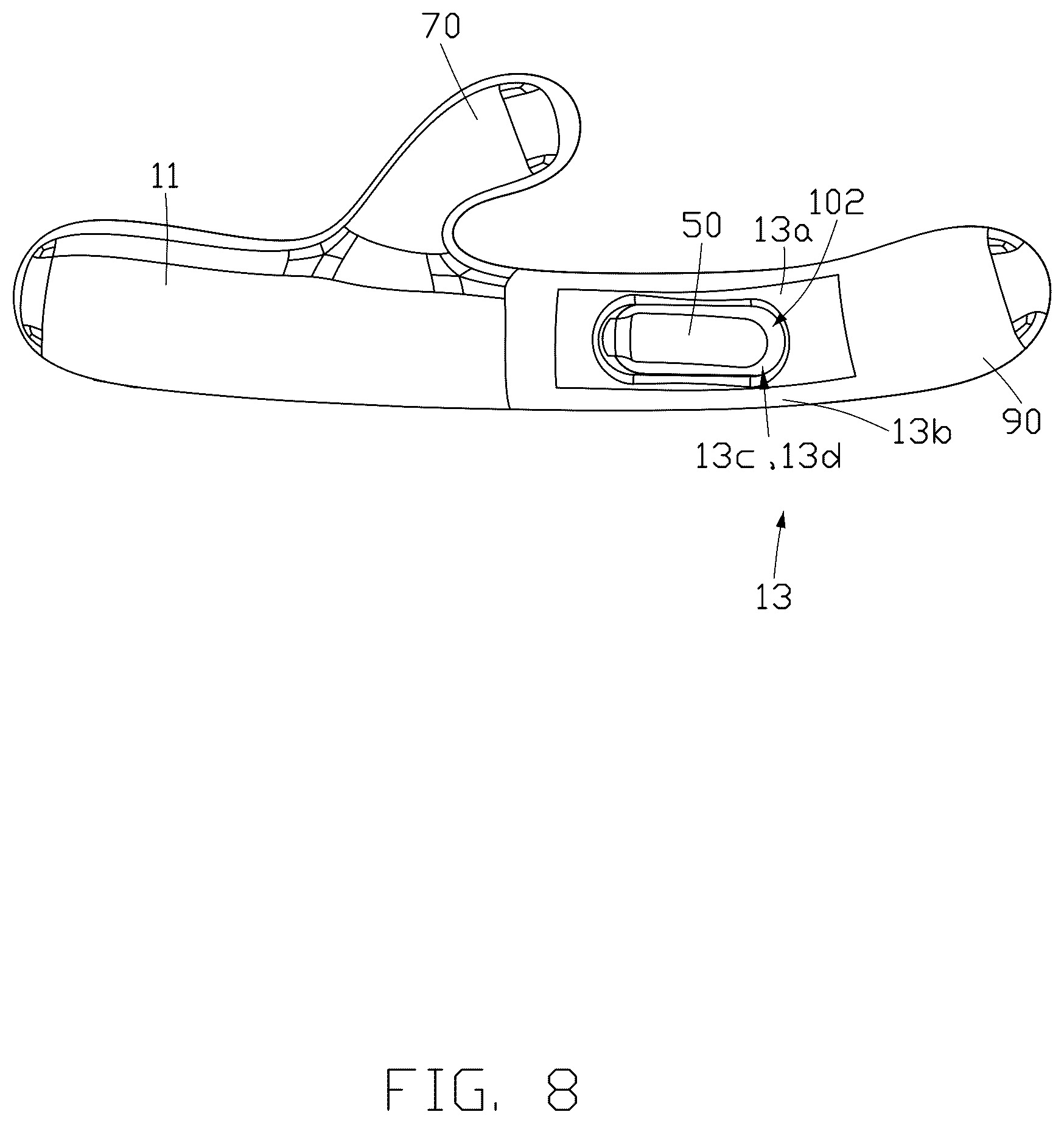 Patent US12472121 Figure 8 – In-body massager