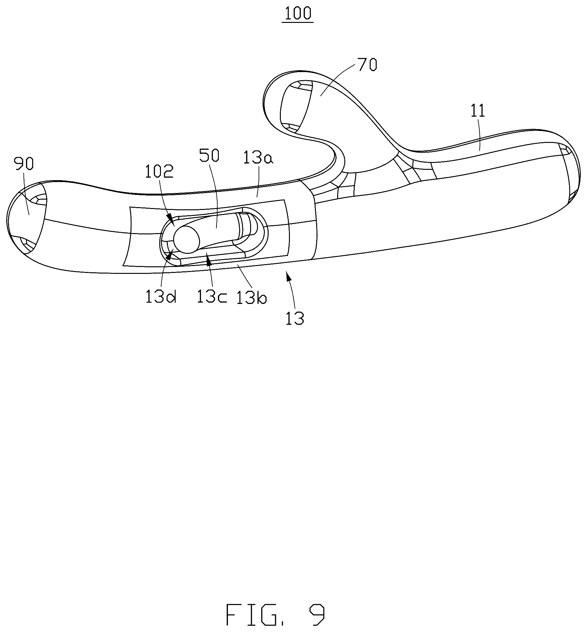 Patent US12472121 Figure 9 – In-body massager