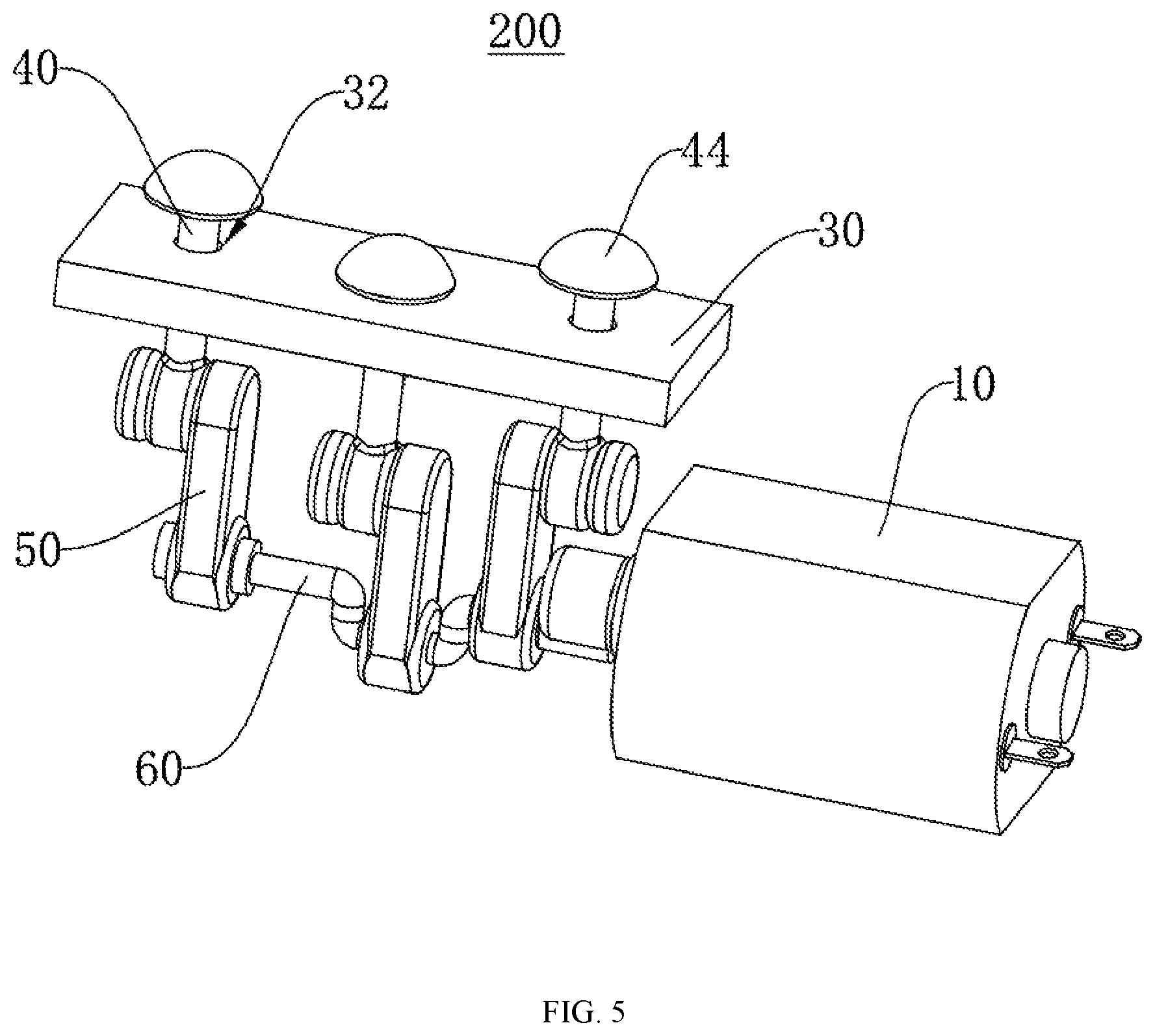 Patent US12472122 Figure 4 – Massager and massaging mechanism