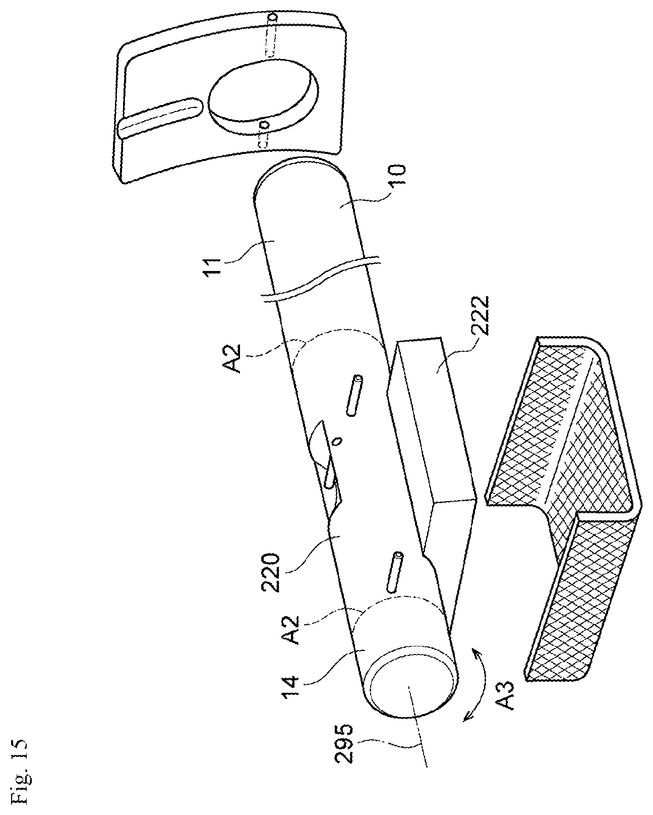 Patent US12472124 Figure 15 – Medicine applicator, medicine application kit, and pressing tool for medicine applicator