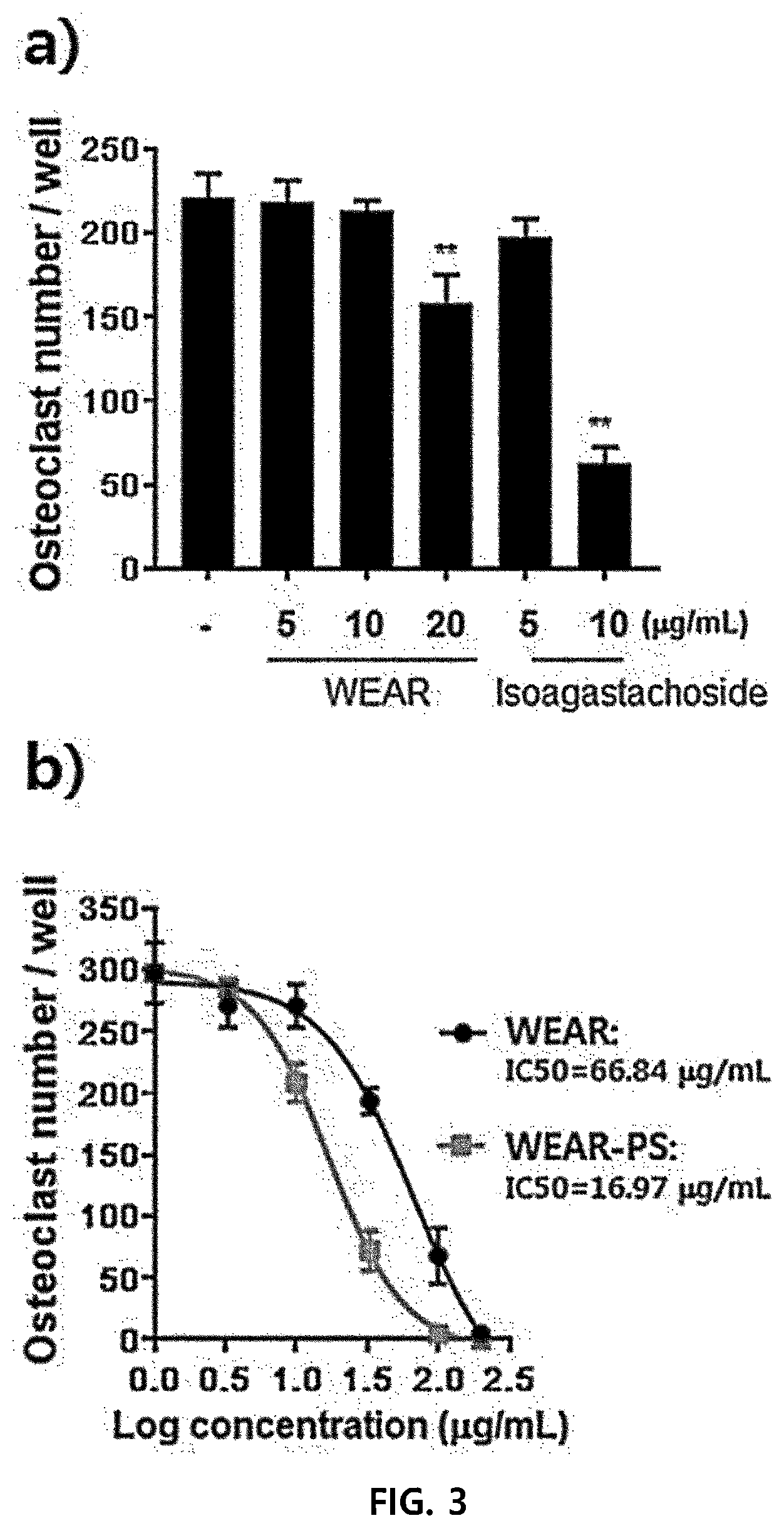 Patent US12472221 Figure 3 – Composition for inhibiting osteoclasts containing agastache rugosa extract as active ingredient, and use thereof