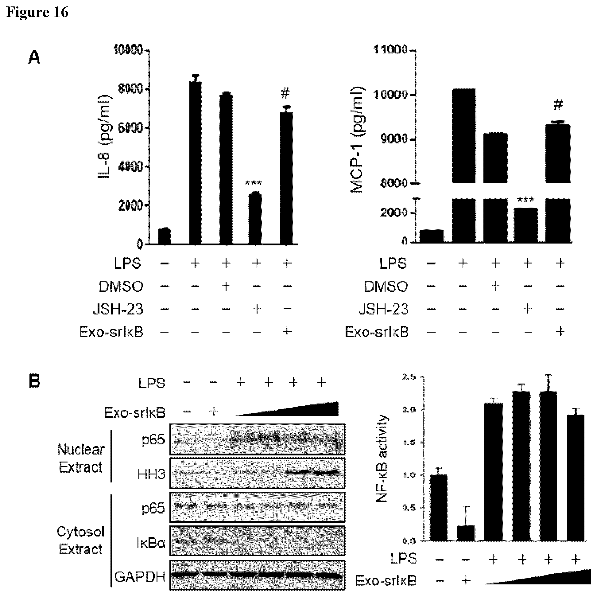 Patent US12472228 Figure 20 – Use of exosome-based delivery of NF-κB inhibitors