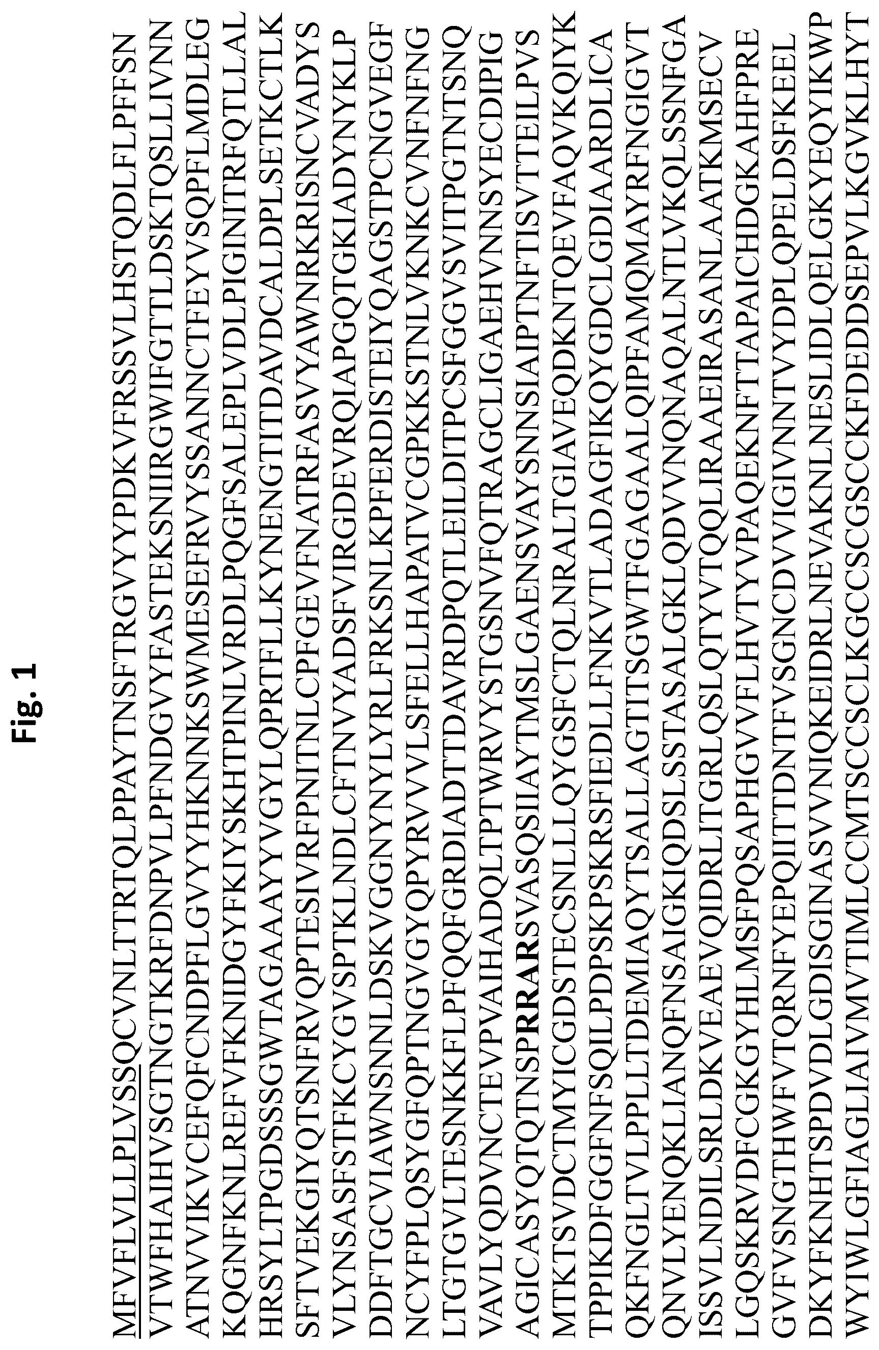 Patent US12472246 Figure 1 – Coronavirus vaccine formulations