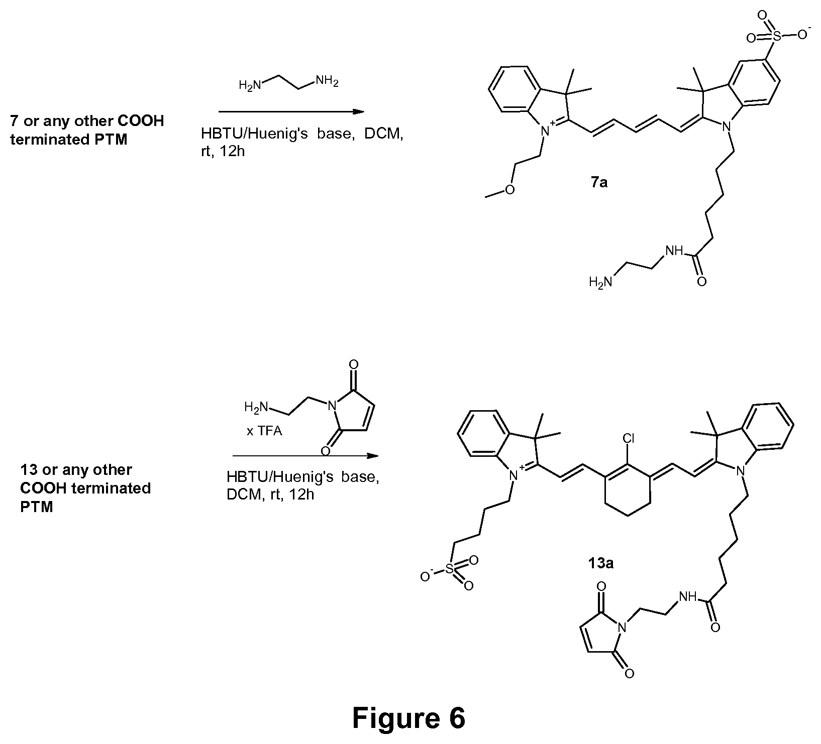 Patent US12472259 Figure 9 – PKC inhibitors for the treatment of septic cholestasis with polymethine dye targeting