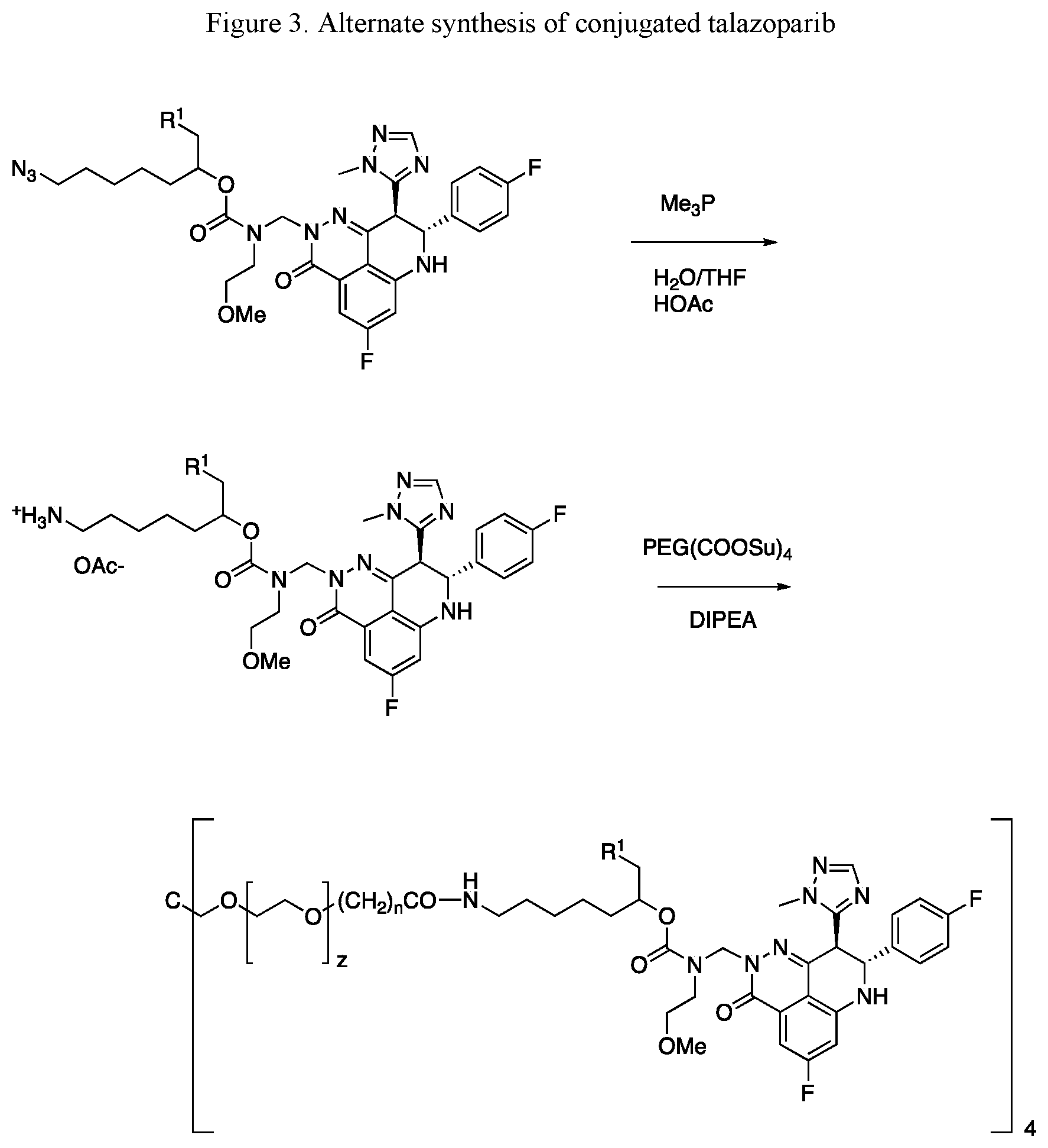 Patent US12472261 Figure 3 – Conjugated inhibitors of DNA damage response