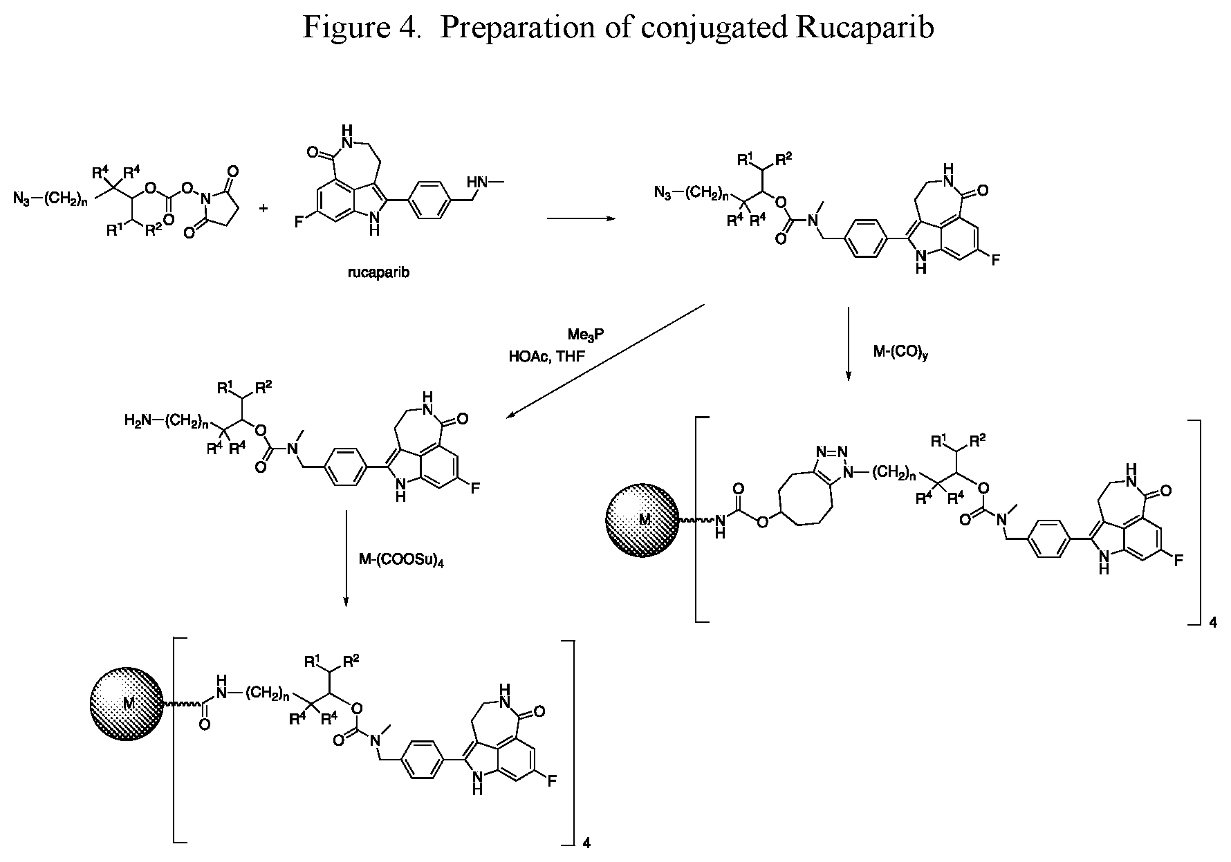 Patent US12472261 Figure 4 – Conjugated inhibitors of DNA damage response