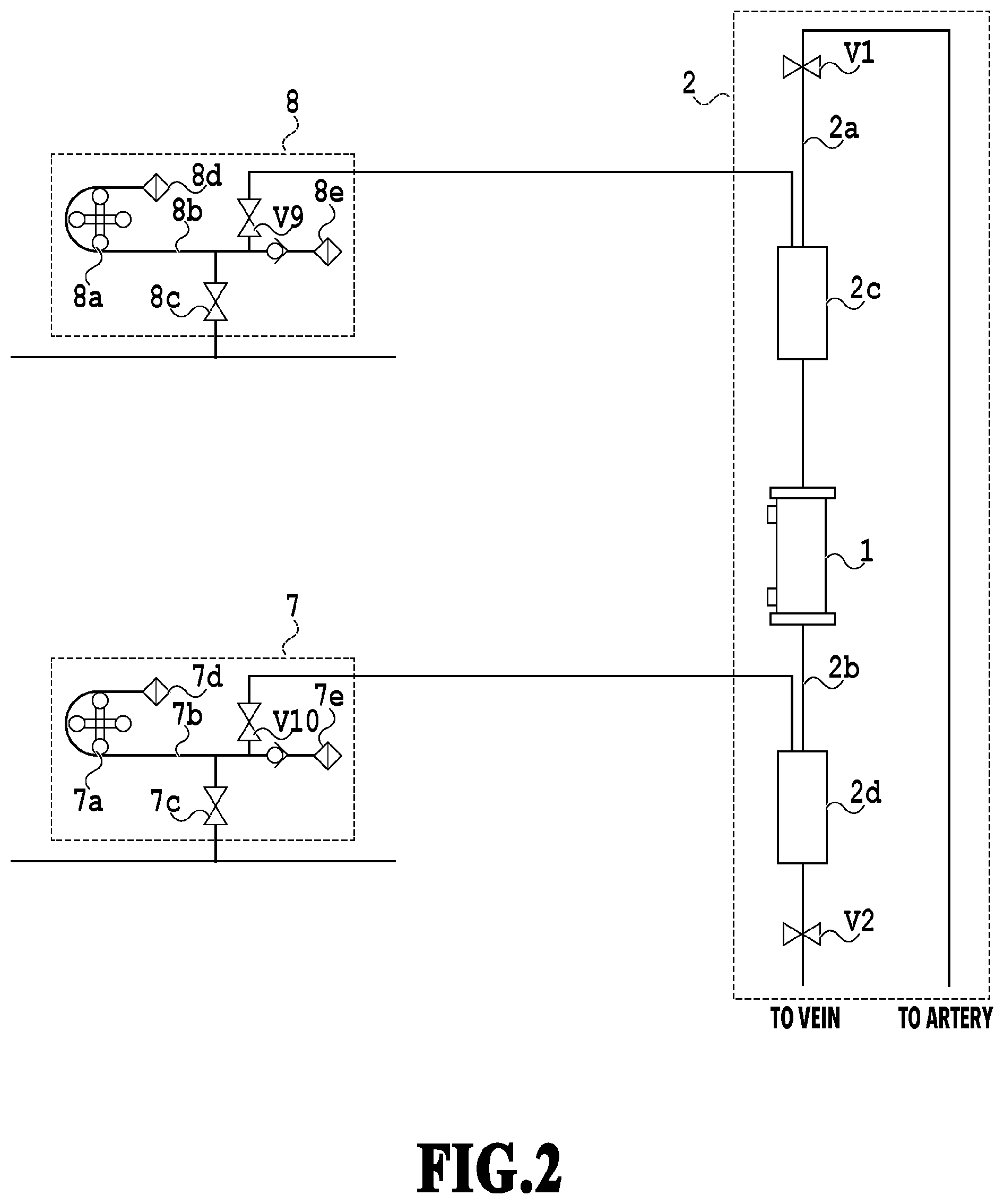 Patent US12472290 Figure 2 – Blood purification apparatus