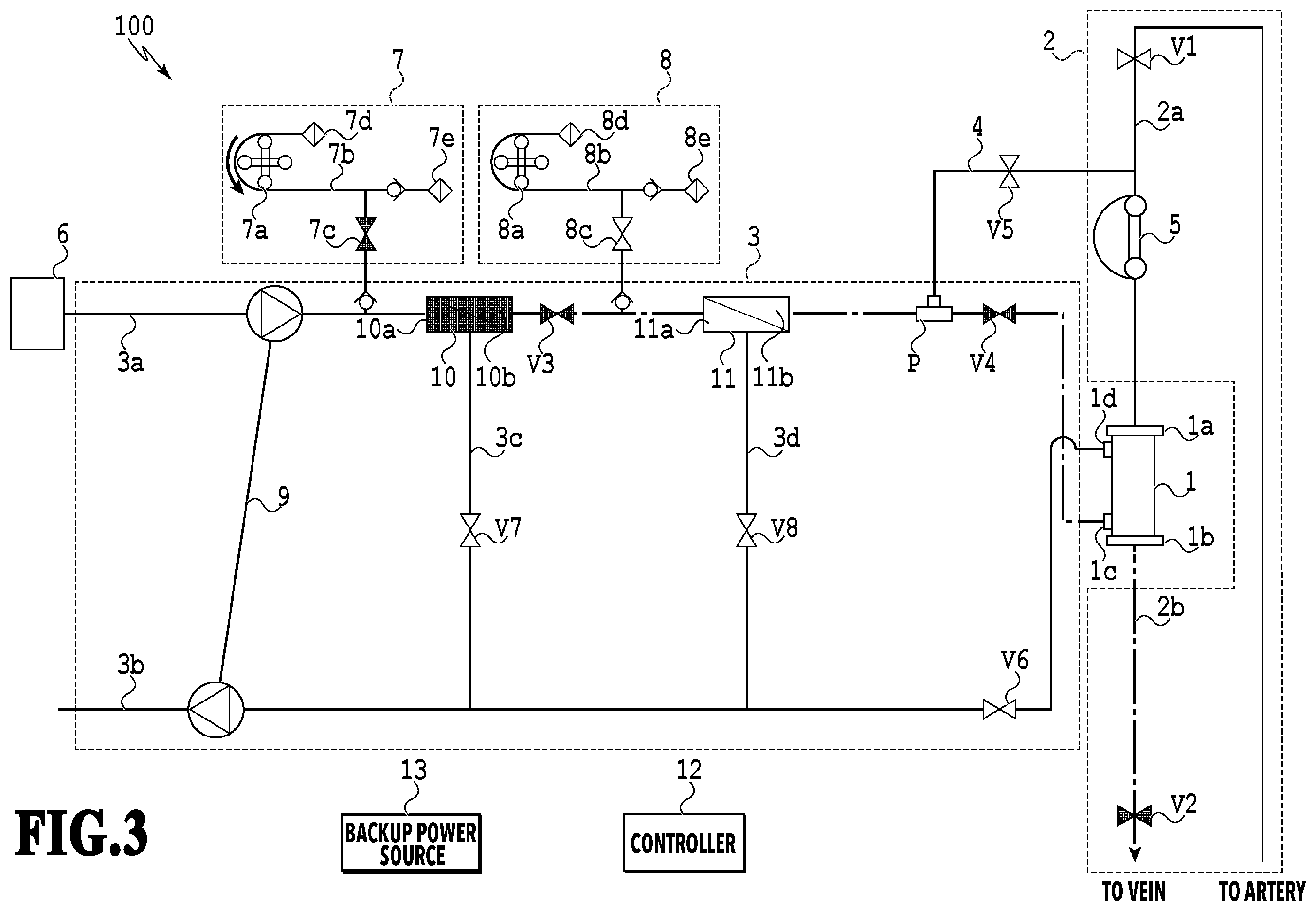 Patent US12472290 Figure 3 – Blood purification apparatus