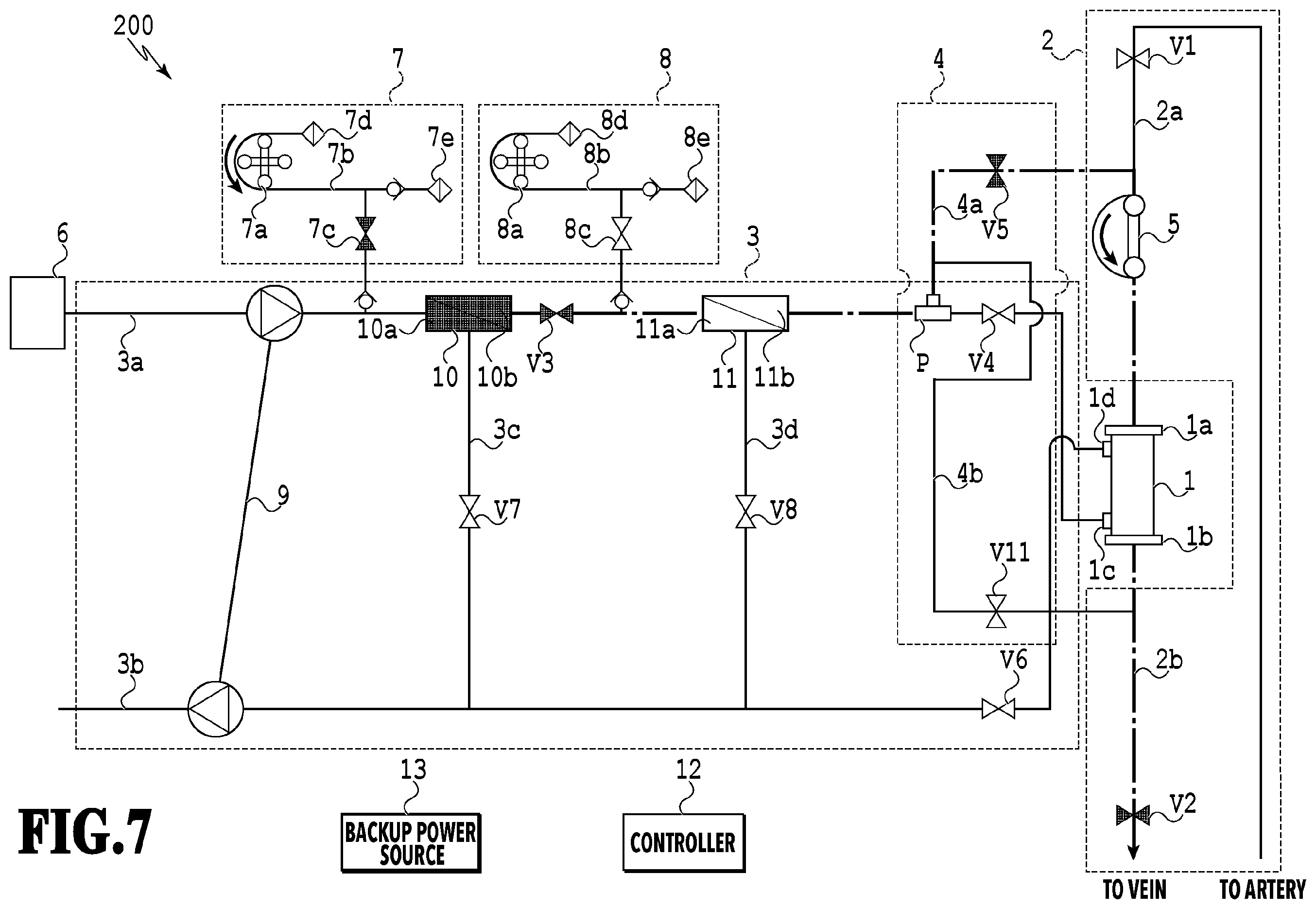 Patent US12472290 Figure 7 – Blood purification apparatus