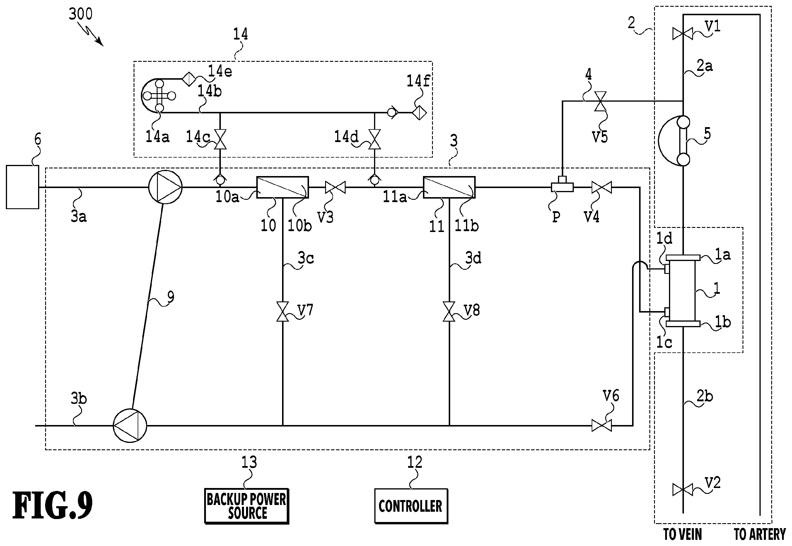 Patent US12472290 Figure 9 – Blood purification apparatus