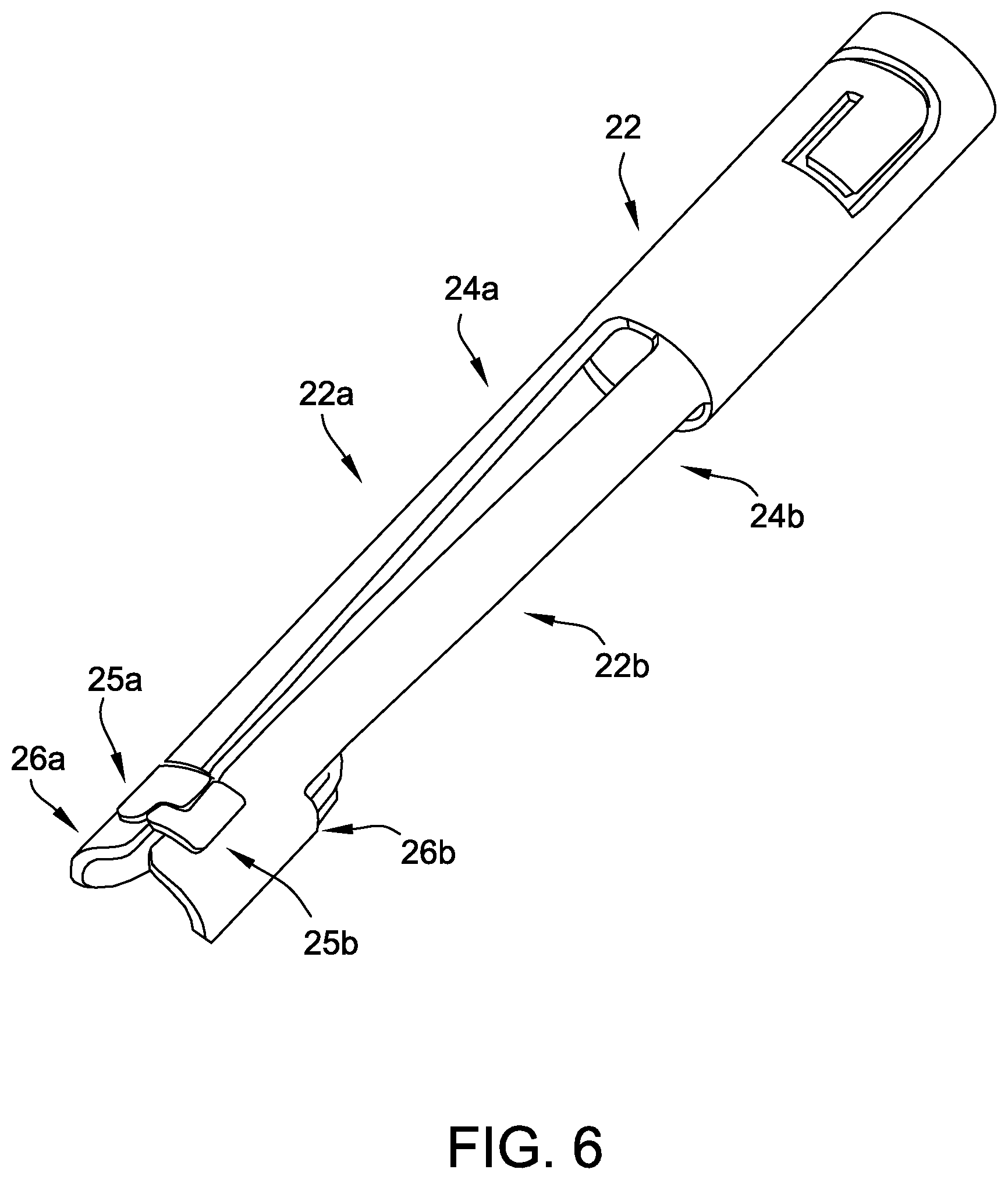 Patent US12472297 Figure 6 – Cannulator collet latch