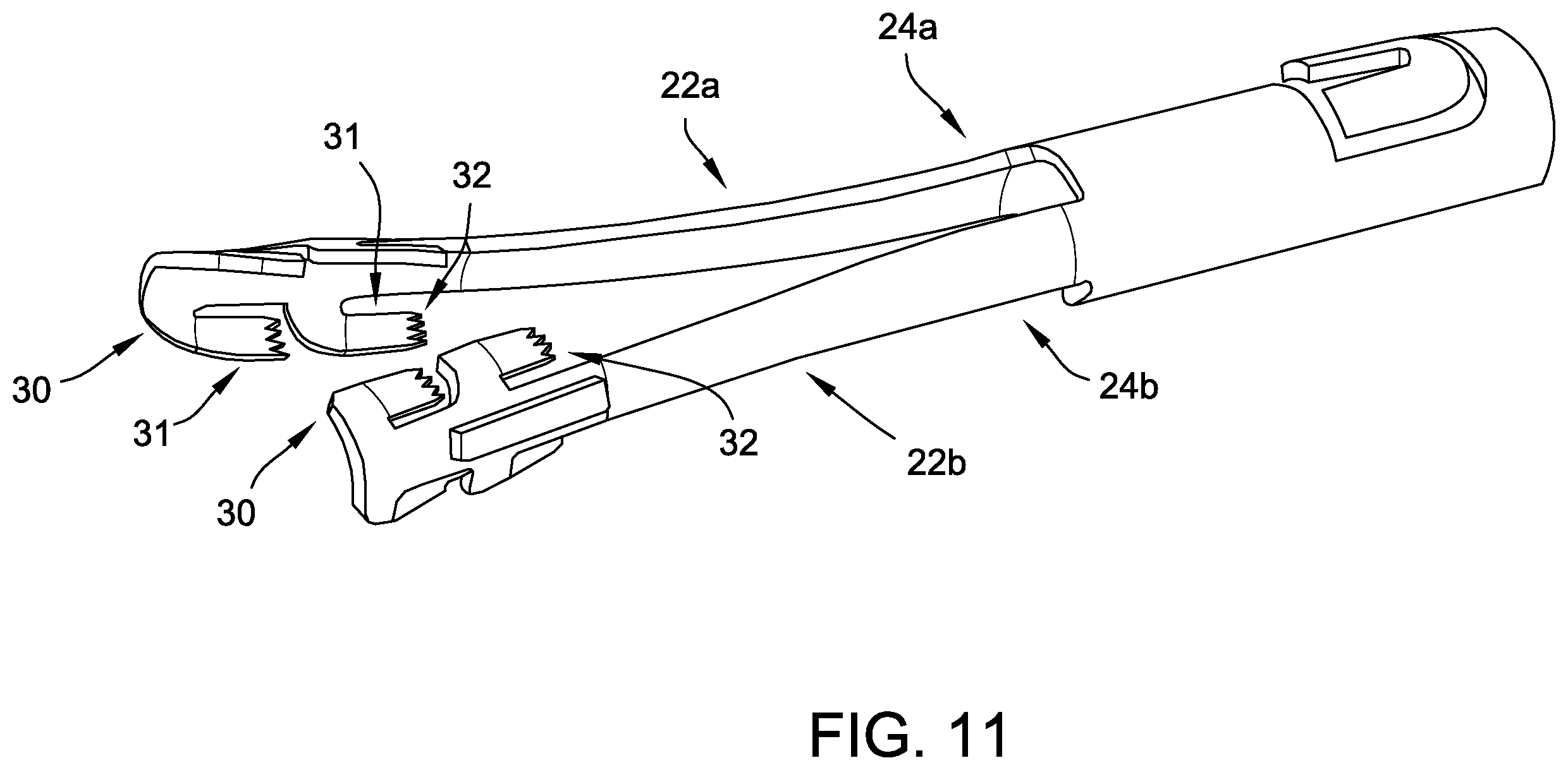 Patent US12472297 Figure 11 – Cannulator collet latch
