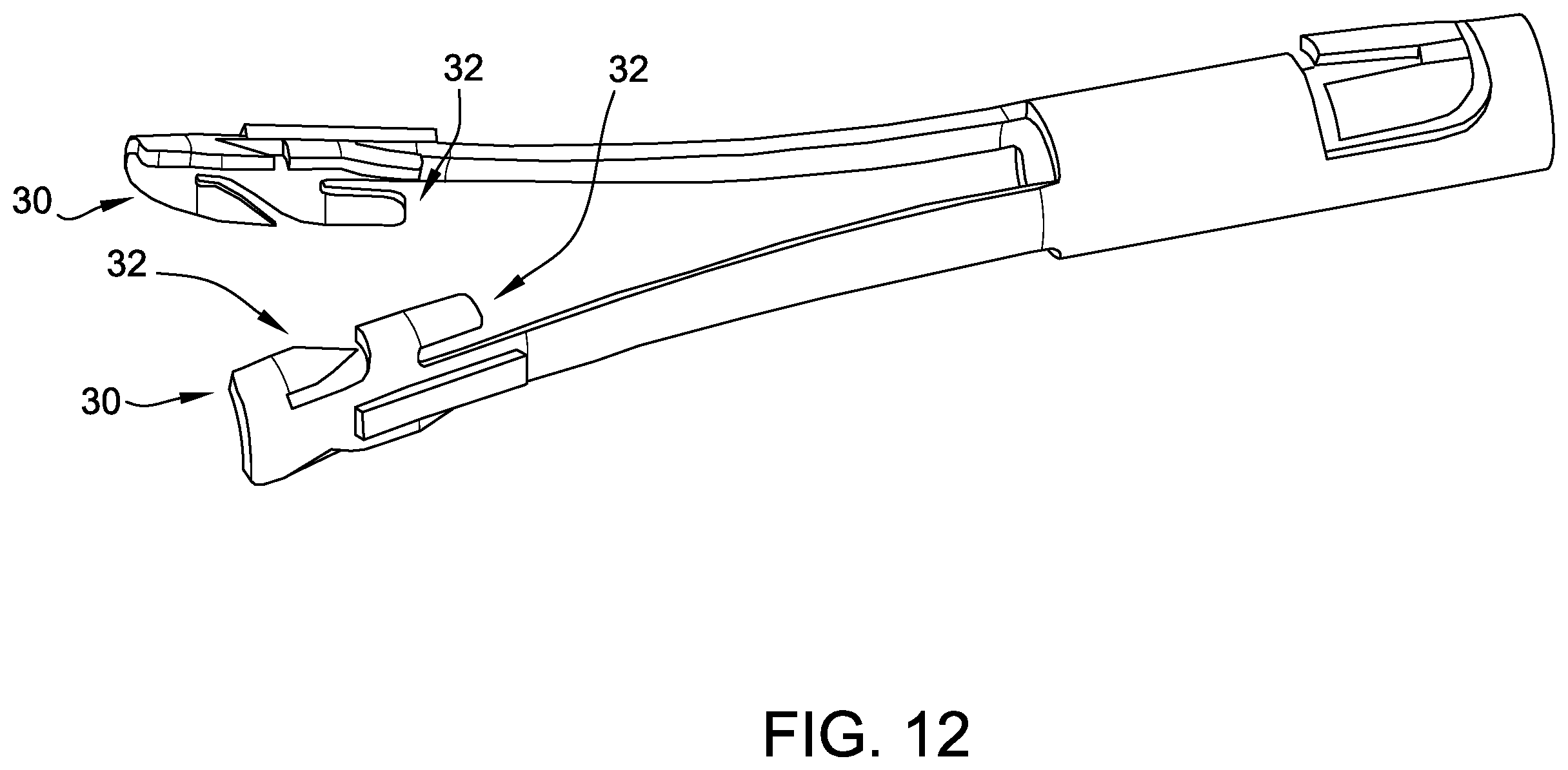 Patent US12472297 Figure 12 – Cannulator collet latch
