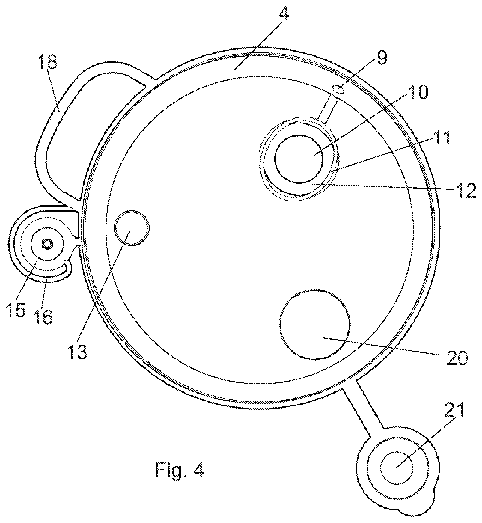 Patent US12472300 Figure 4 – Suction bag for medical or surgical use, and suction bag arrangement