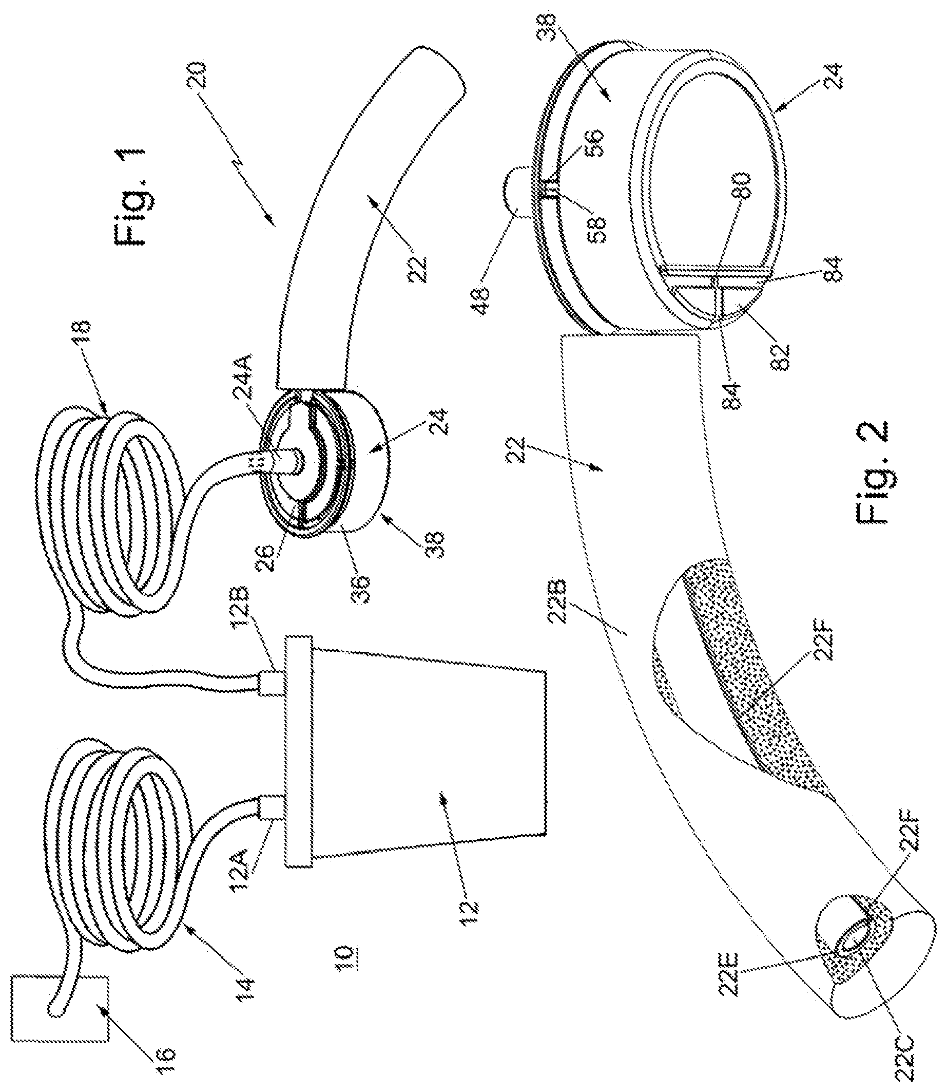 Patent US12472302 Figure 1 – External female catheter system and method of use