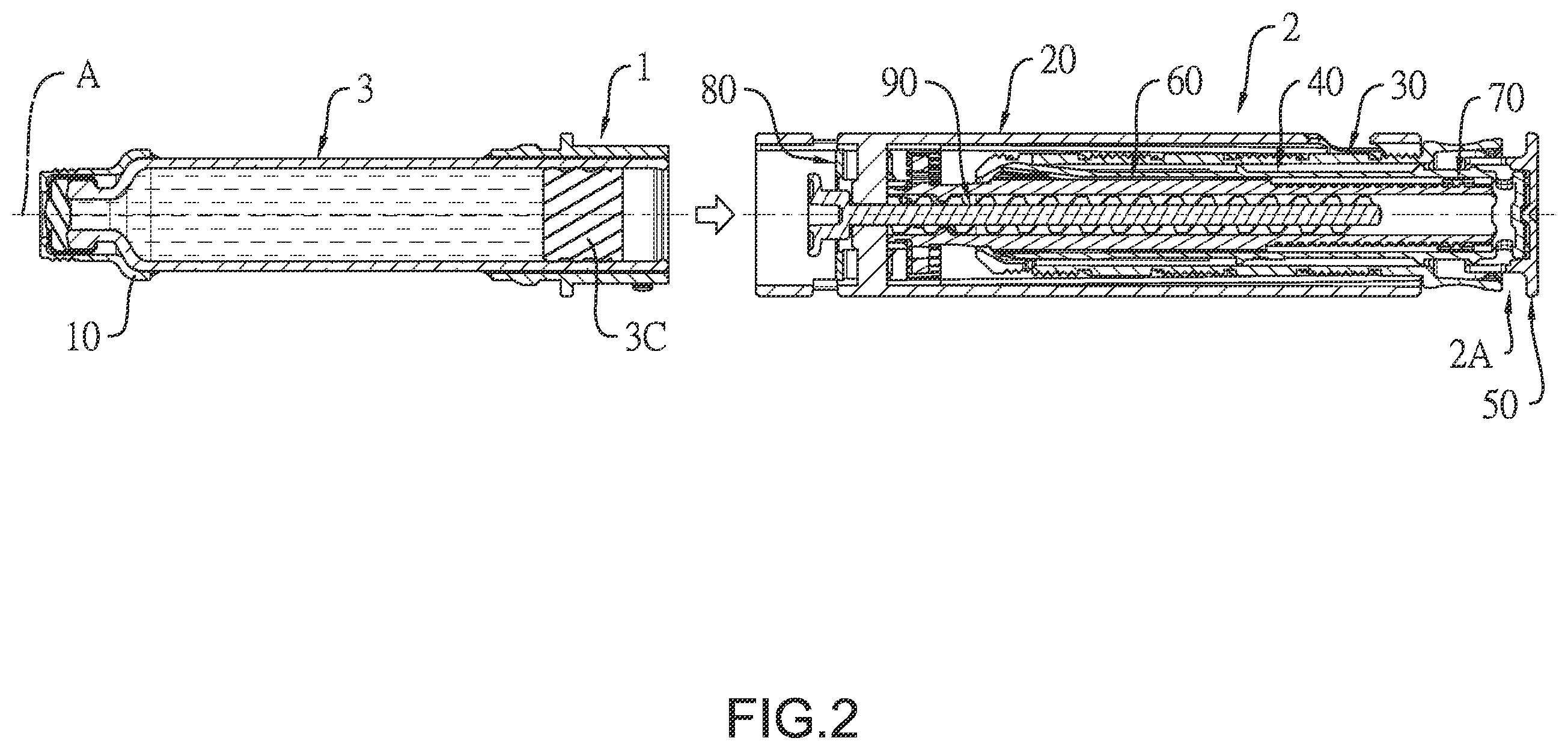 Patent US12472305 Figure 2 – Syringe