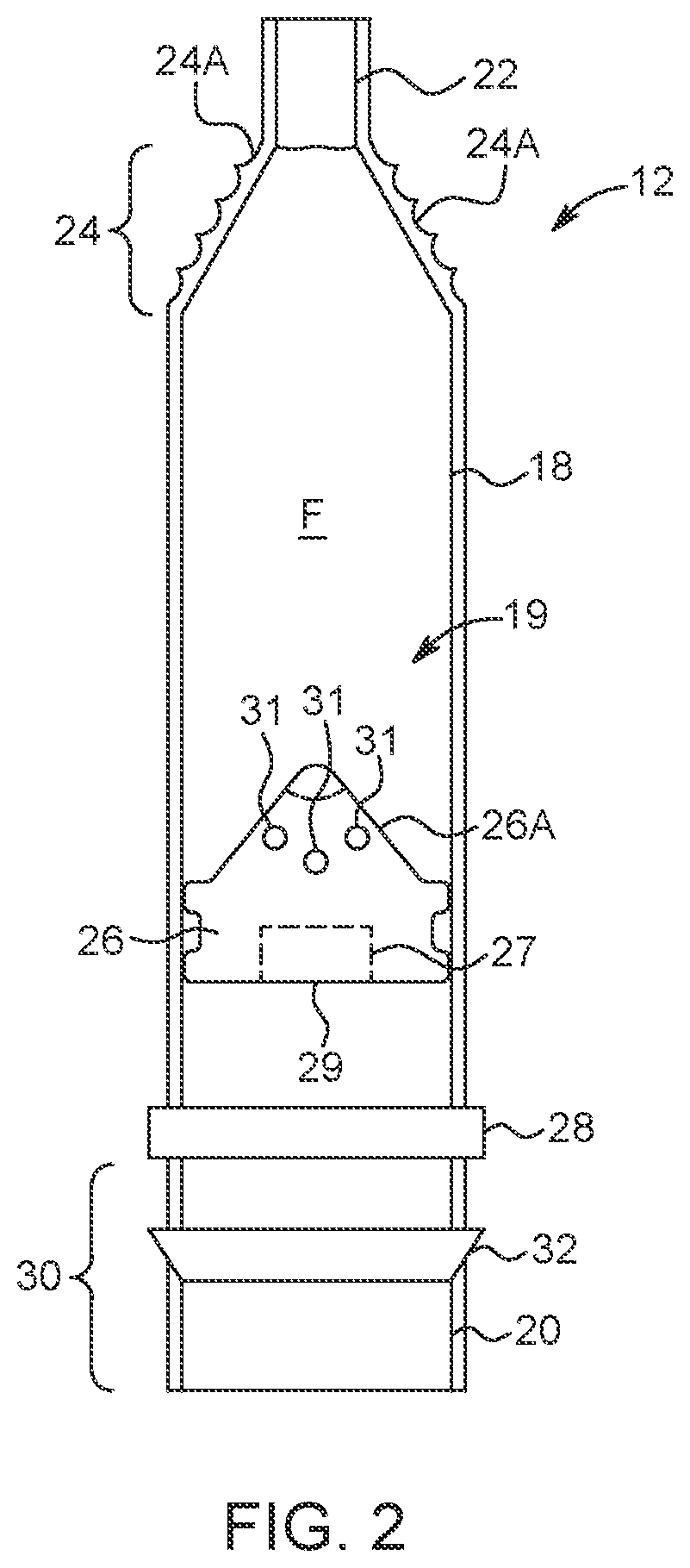 Patent US12472311 Figure 2 – System and method for syringe fluid fill verification and image recognition of power injector system features
