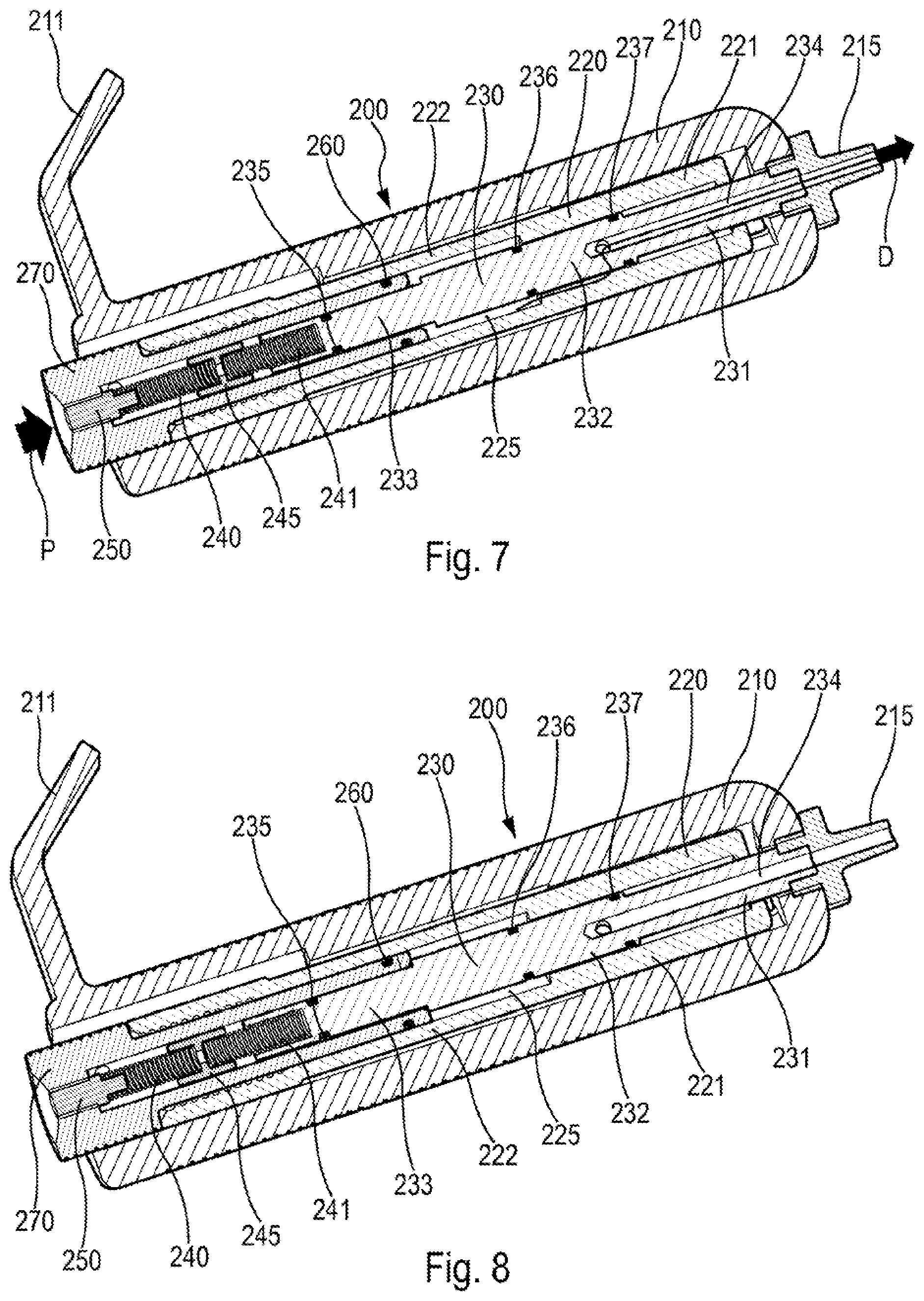 Patent US12472312 Figure 3 – Device for dispensing a pulverulent product