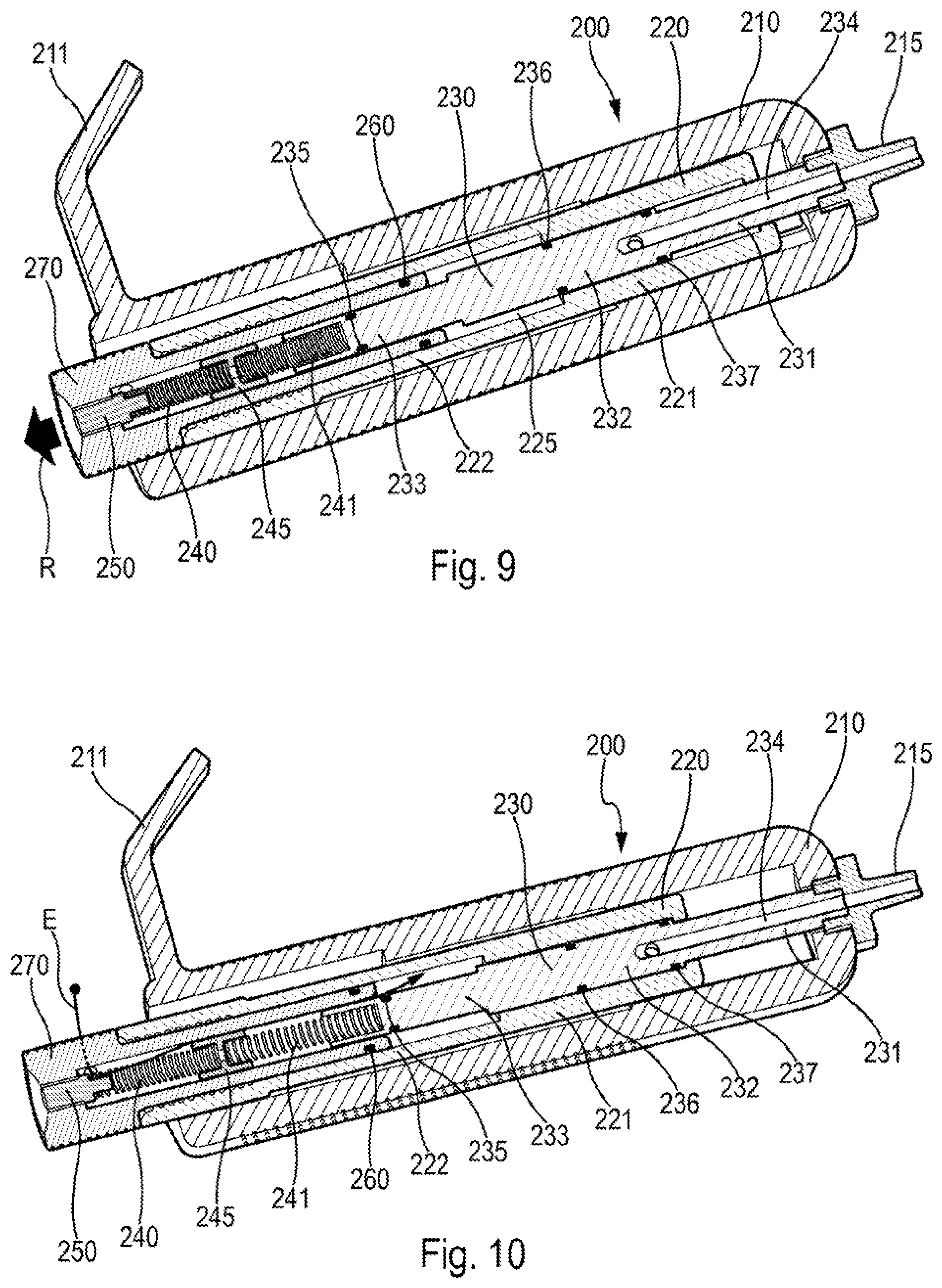 Patent US12472312 Figure 4 – Device for dispensing a pulverulent product
